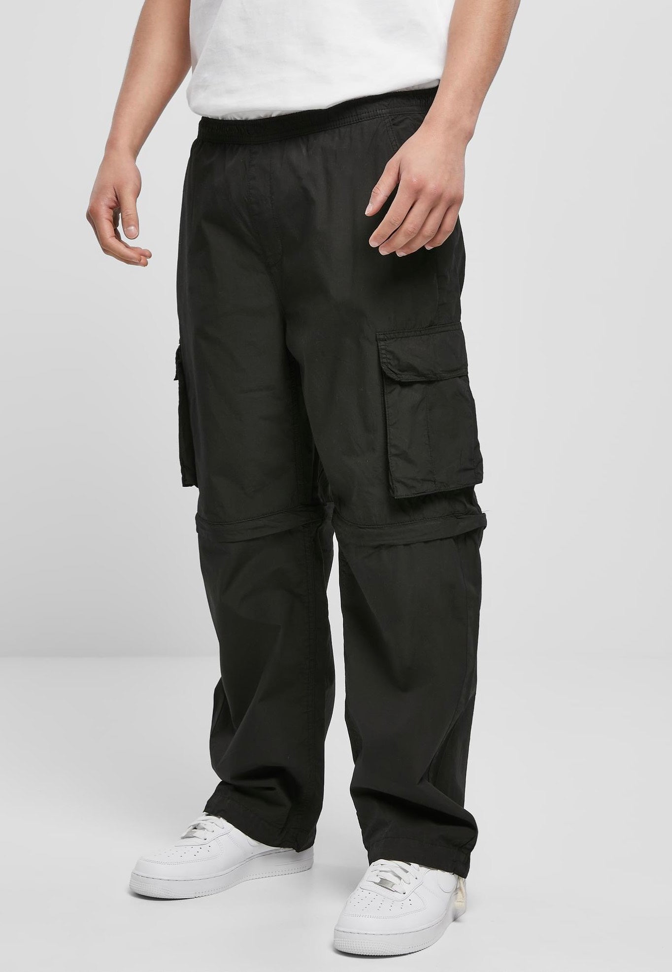 Urban Classics - Zip Away Black - Pants | Men-Image