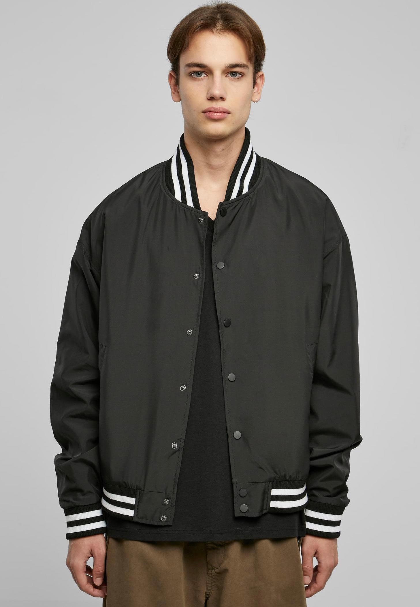 Urban Classics - Light College Black - College Jacket | Men-Image