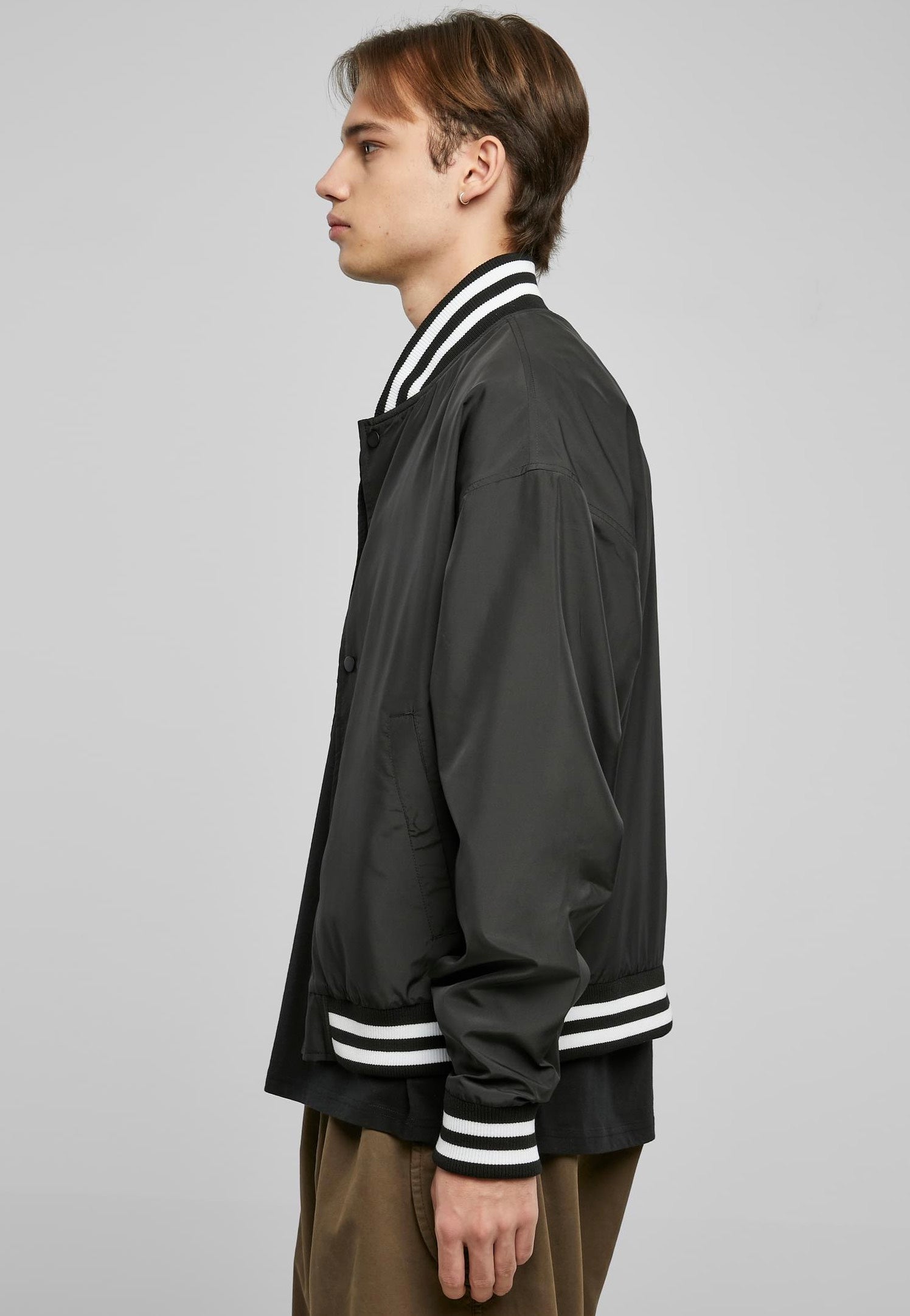 Urban Classics - Light College Black - College Jacket | Men-Image