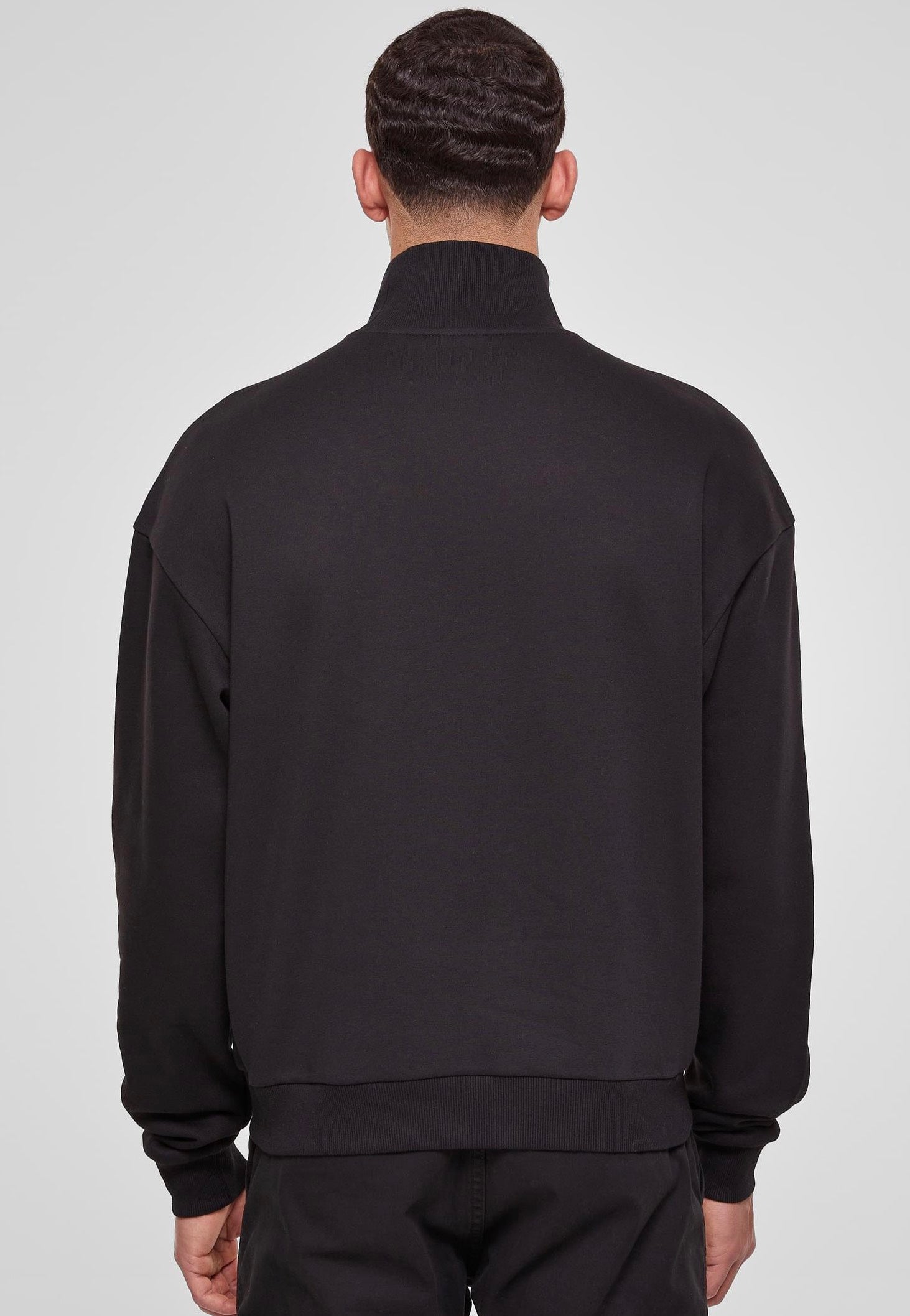 Urban Classics - High Rib Neck Black - Sweater | Men-Image