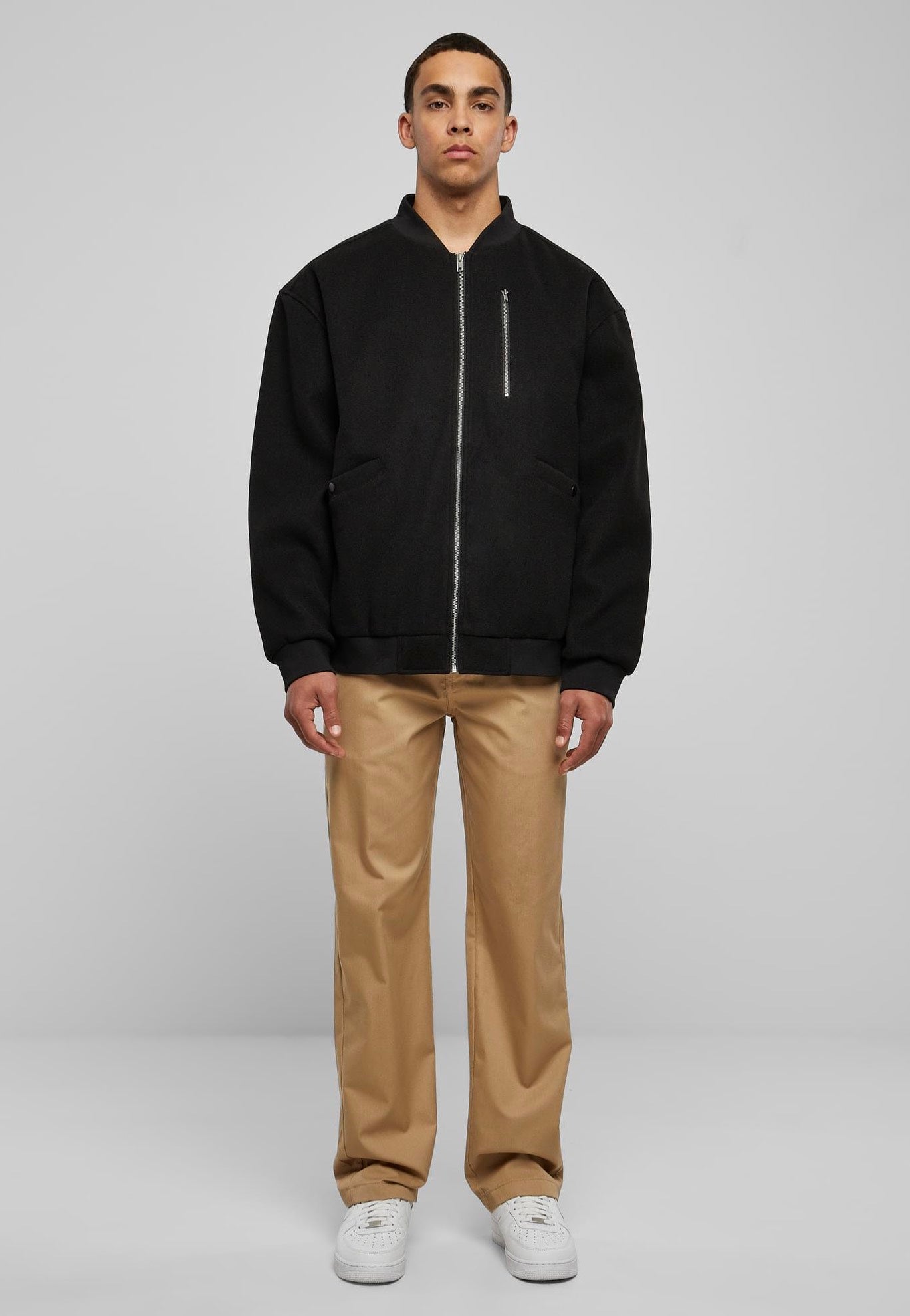 Urban Classics - Bomber Blouson Black - Jacket | Men-Image