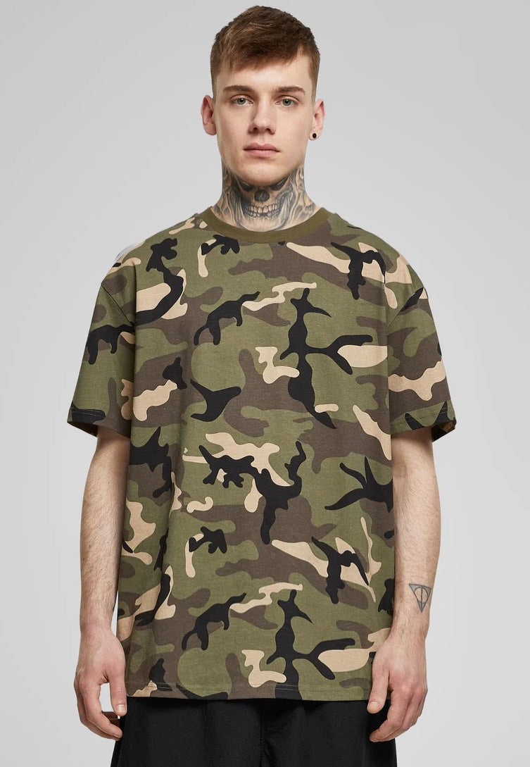 Urban Classics - Heavy Oversized Woodcamo - T-Shirt | Men-Image