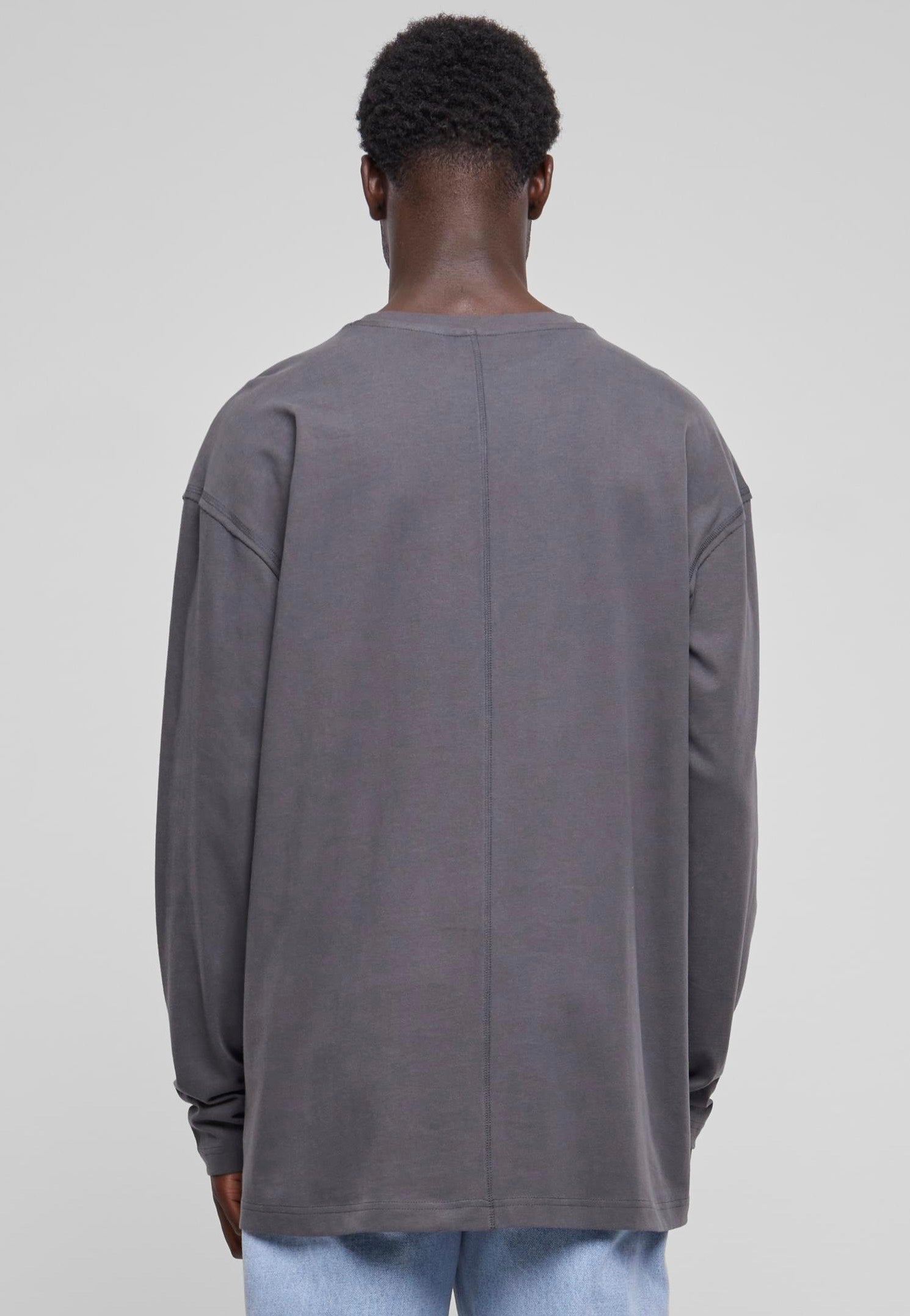 Urban Classics - Oversized Open Edge Darkshadow - Longsleeve | Men-Image