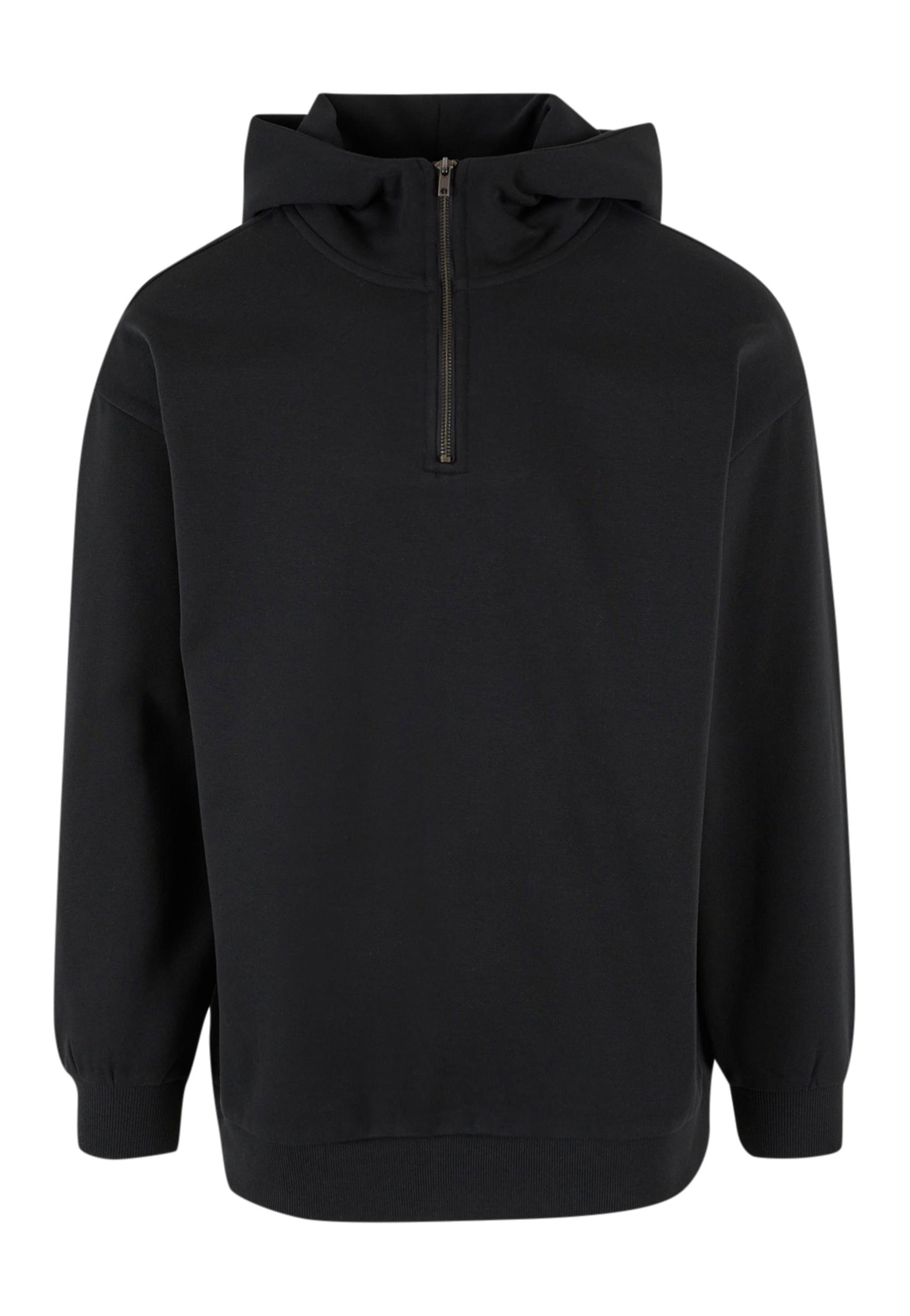 Urban Classics - Zipped High Neck Black - Hoodie | Men-Image