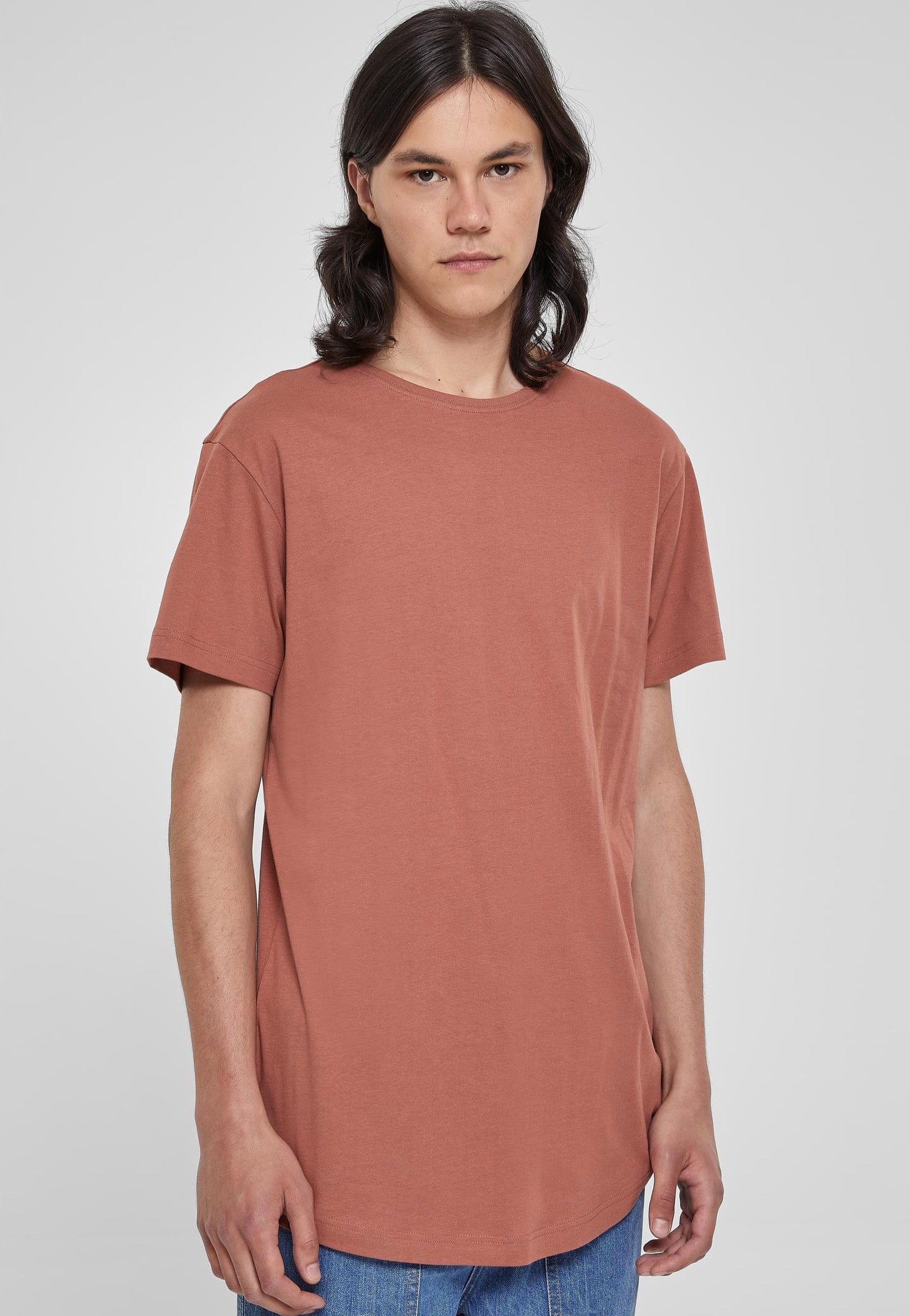 Urban Classics - Shaped Long Terracotta - T-Shirt | Men-Image