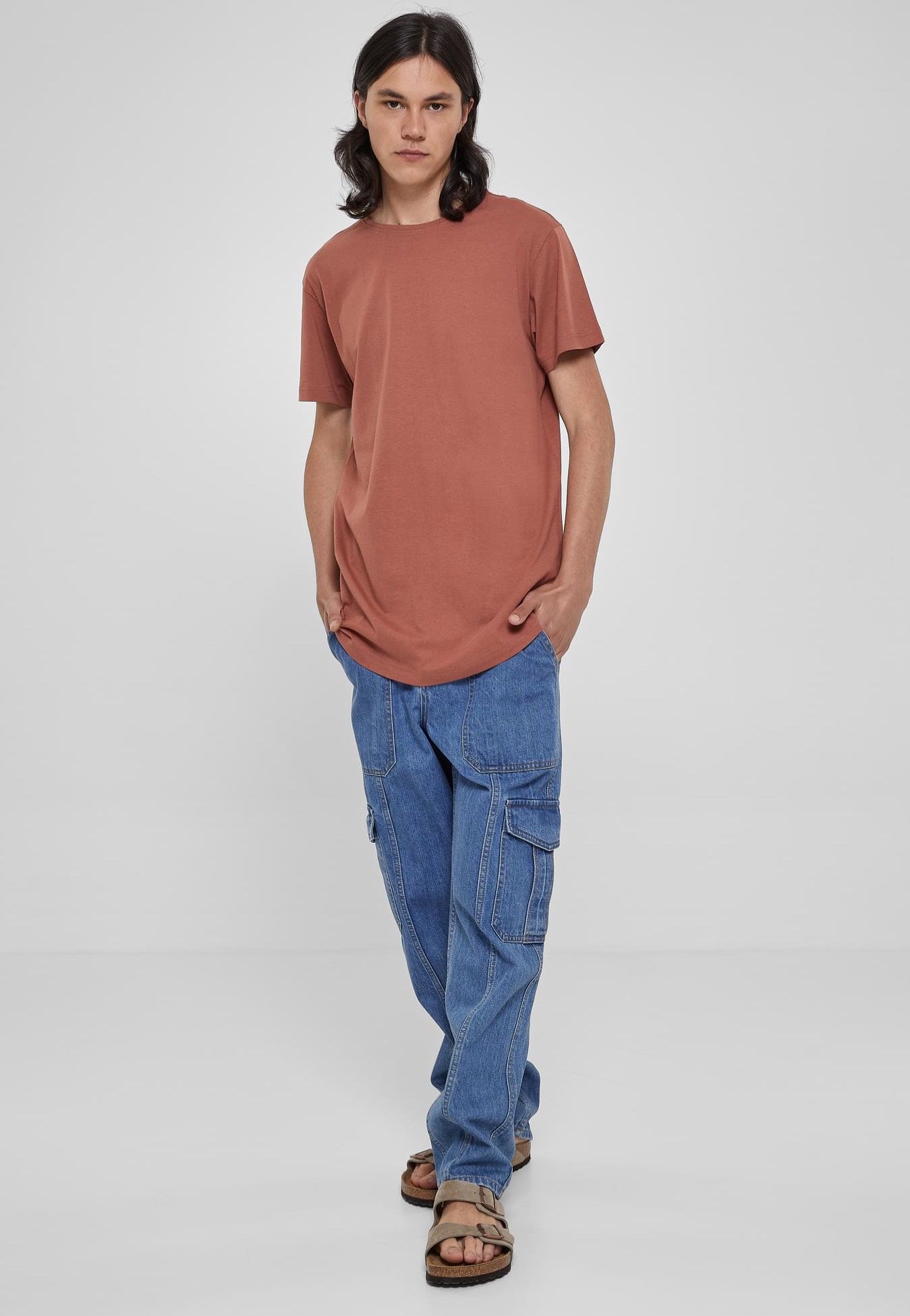 Urban Classics - Shaped Long Terracotta - T-Shirt | Men-Image