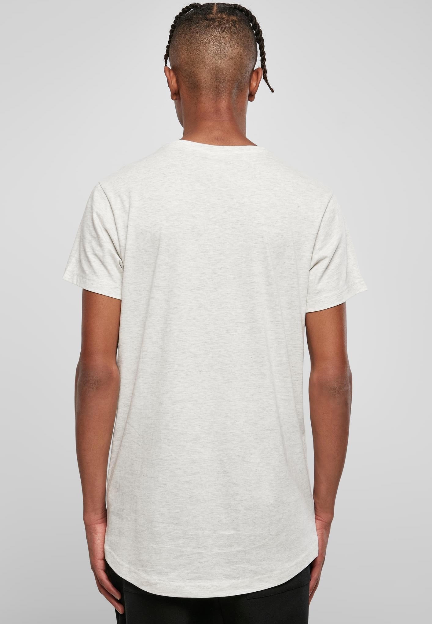 Urban Classics - Shaped Long Lightgrey - T-Shirt | Men-Image