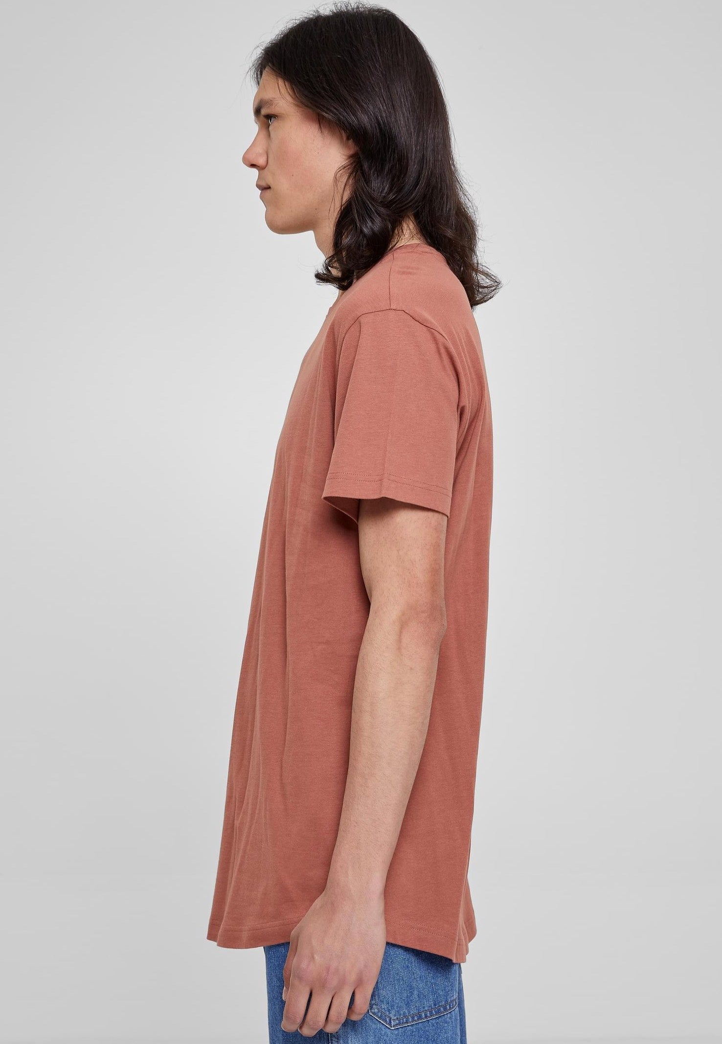 Urban Classics - Shaped Long Terracotta - T-Shirt | Men-Image