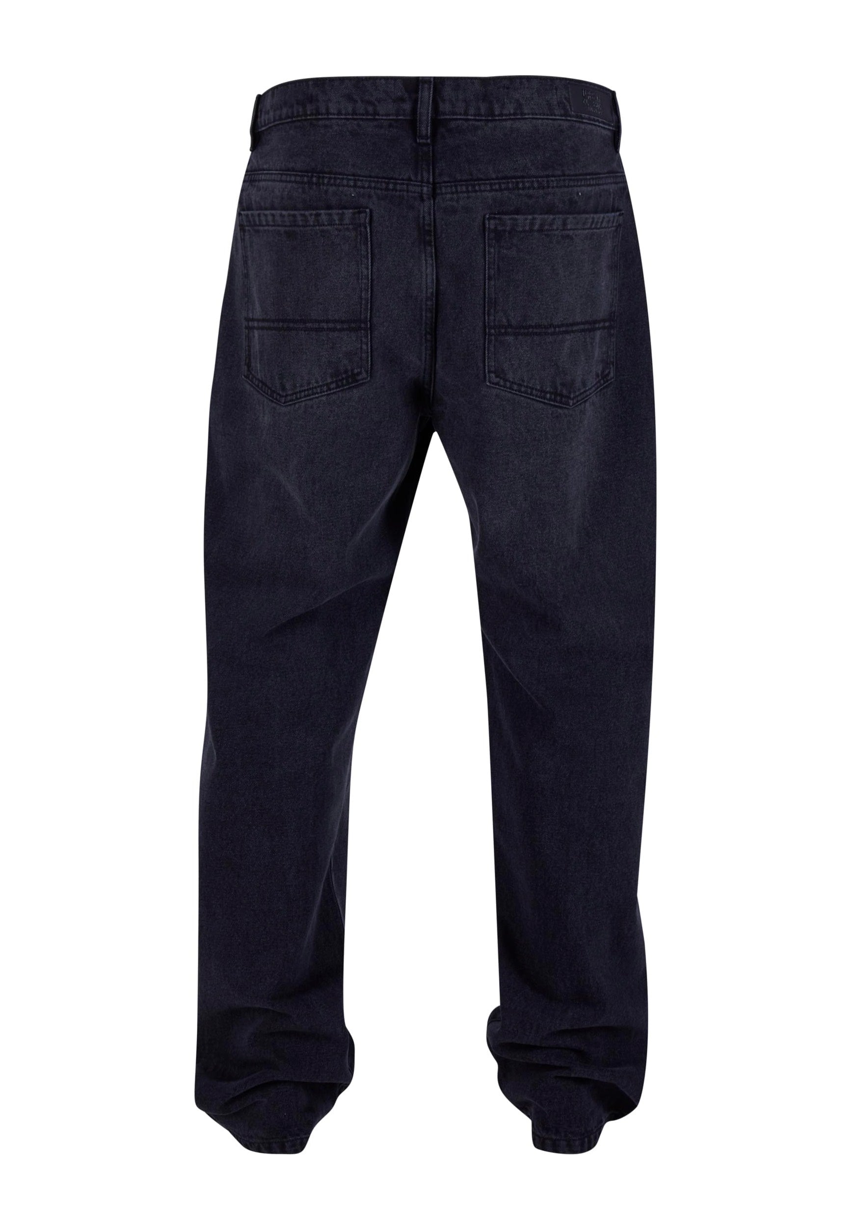 Urban Classics - Heavy Ounce Straight Fit Black Washed - Jeans | Men-Image