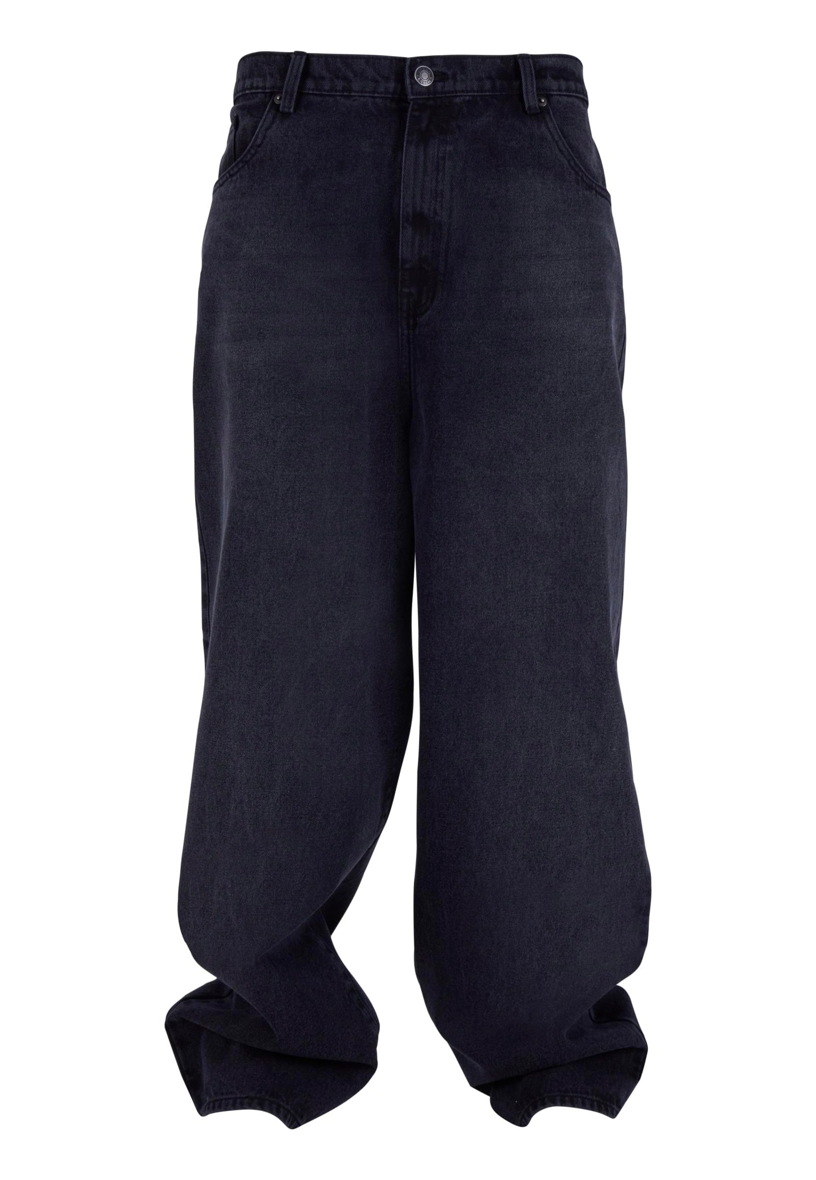 Urban Classics - Heavy Ounce Baggy Fit Black Washed - Jeans | Men-Image