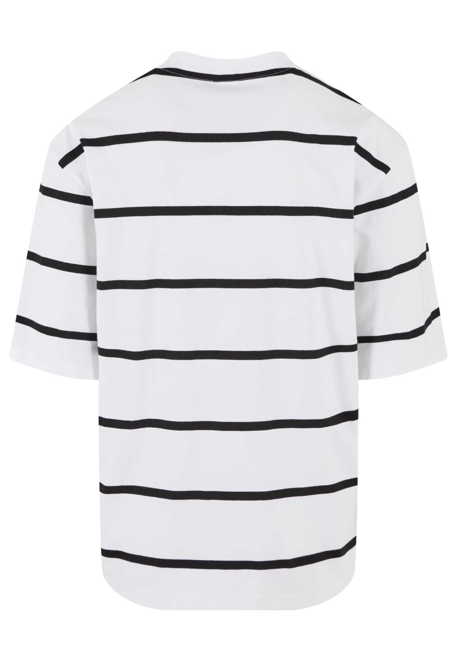 Urban Classics - Oversized Sleeve Modern Stripe White/Black - T-Shirt | Men-Image