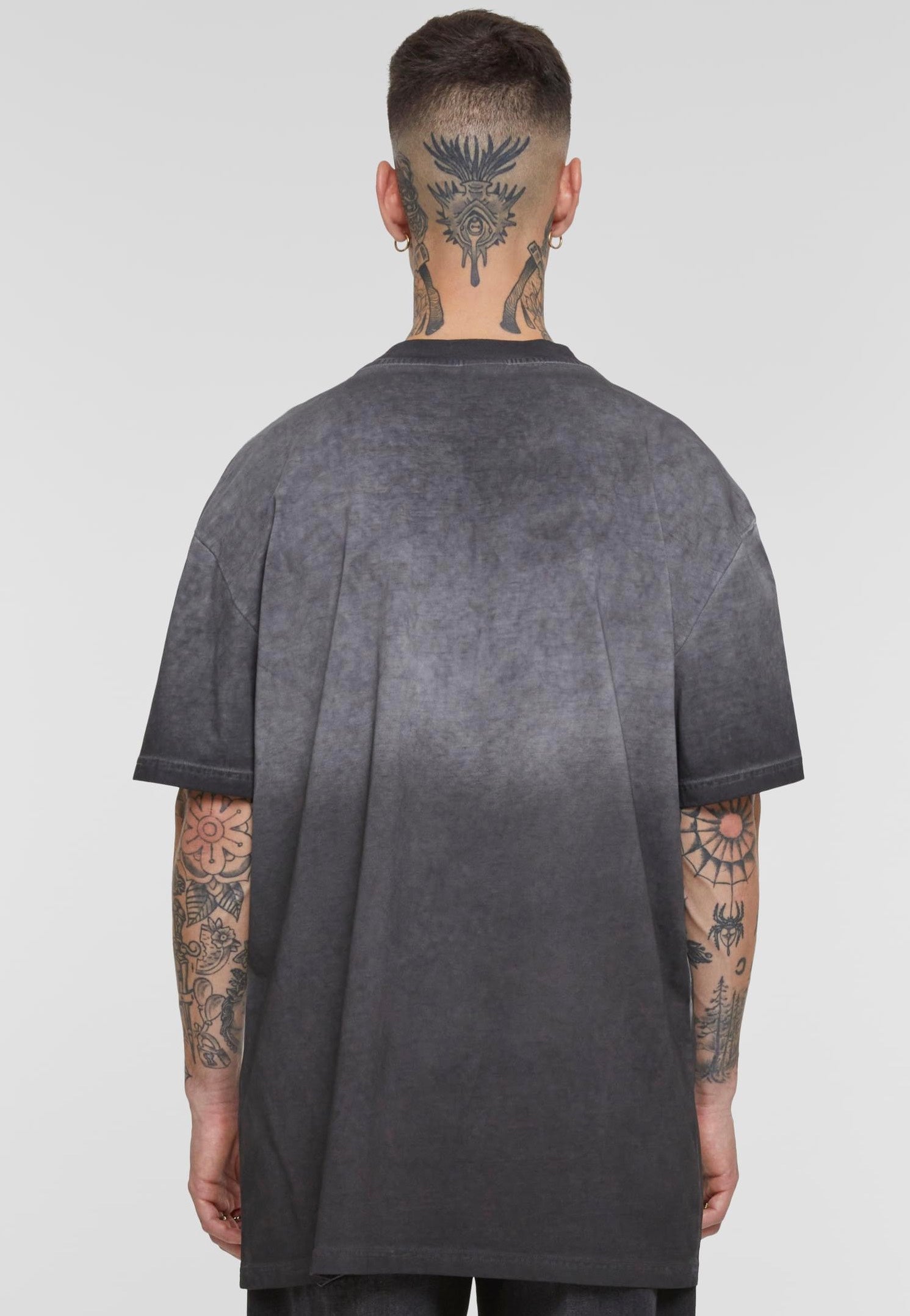 Urban Classics - Oversized Sun Bleached Black - T-Shirt | Men-Image