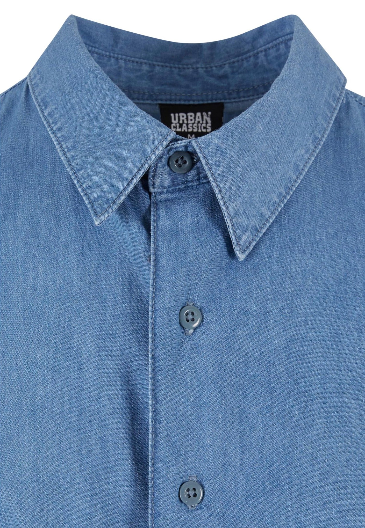 Urban Classics - Lightweight Denim Skyblue Washed - Shirt | Men-Image