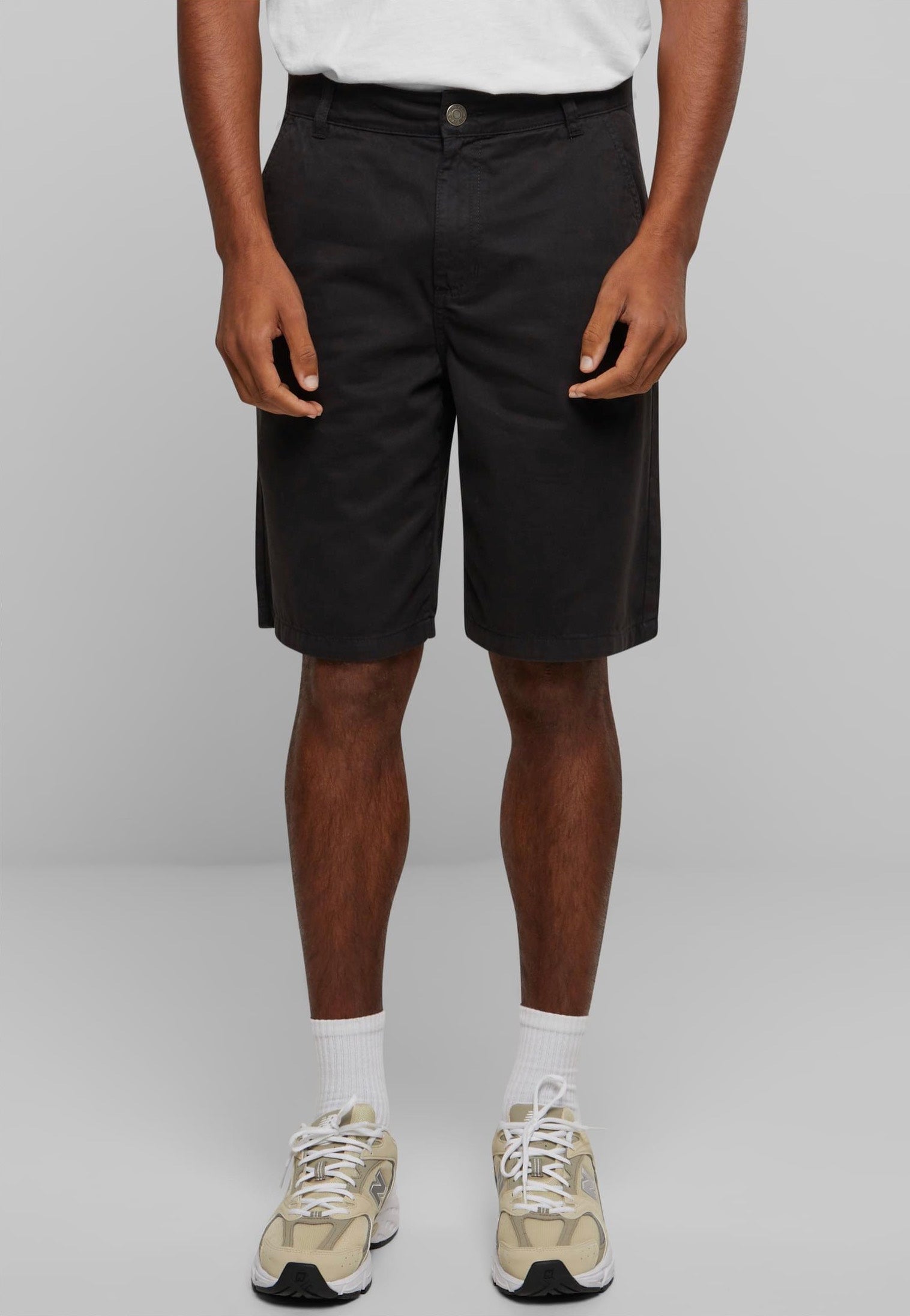 Urban Classics - Organic Skater Chino Black - Shorts | Men-Image