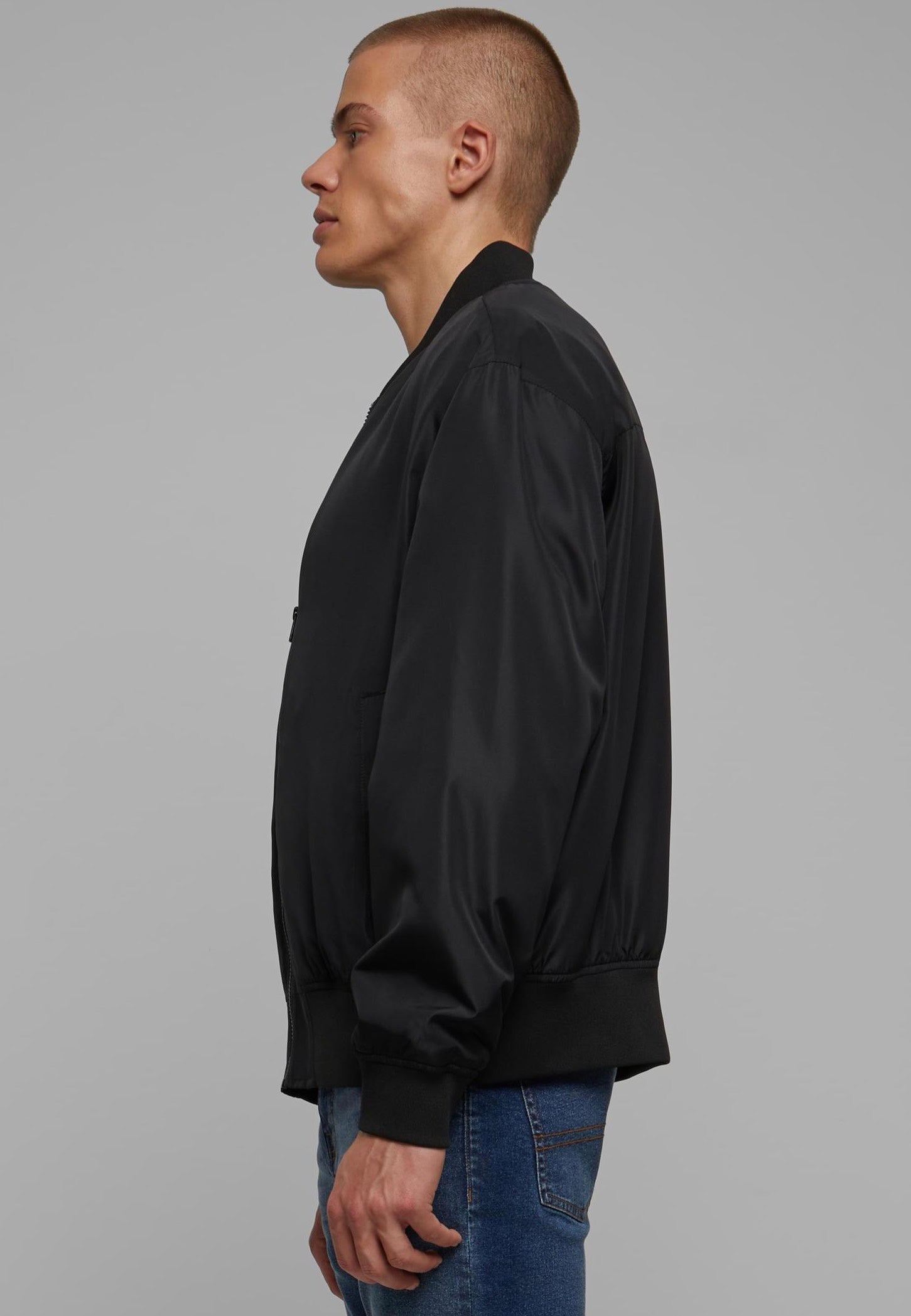 Urban Classics - Recycled Bomber Black - Jacket | Men-Image