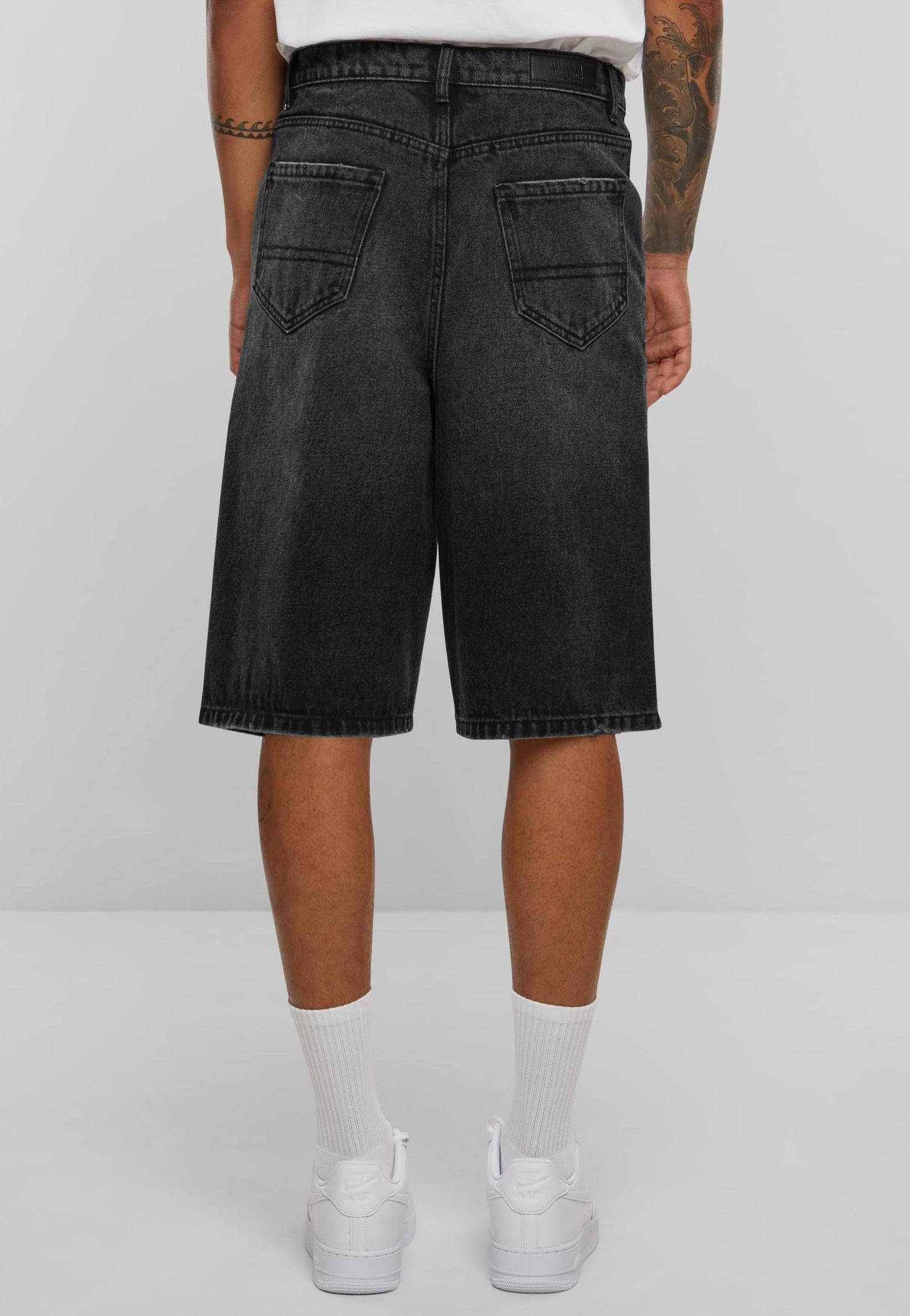 Urban Classics - 90's Heavy Denim Black Washed - Shorts | Men-Image