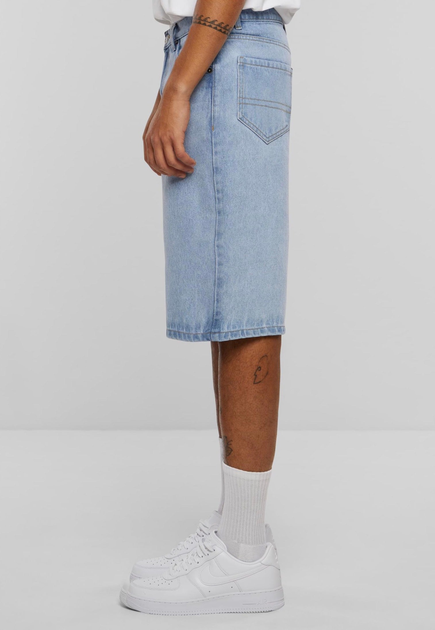 Urban Classics - 90's Heavy Denim New Light Blue Washed - Shorts | Men-Image