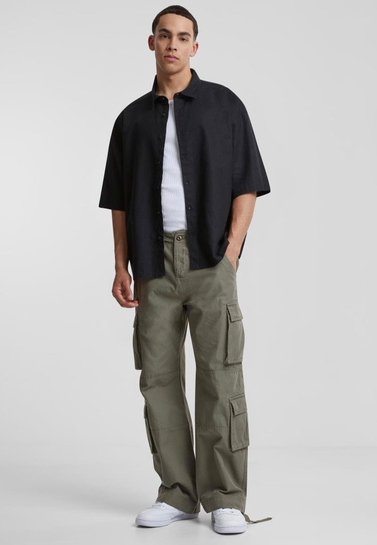 Urban Classics - Double Cargo Olive - Pants | Men-Image