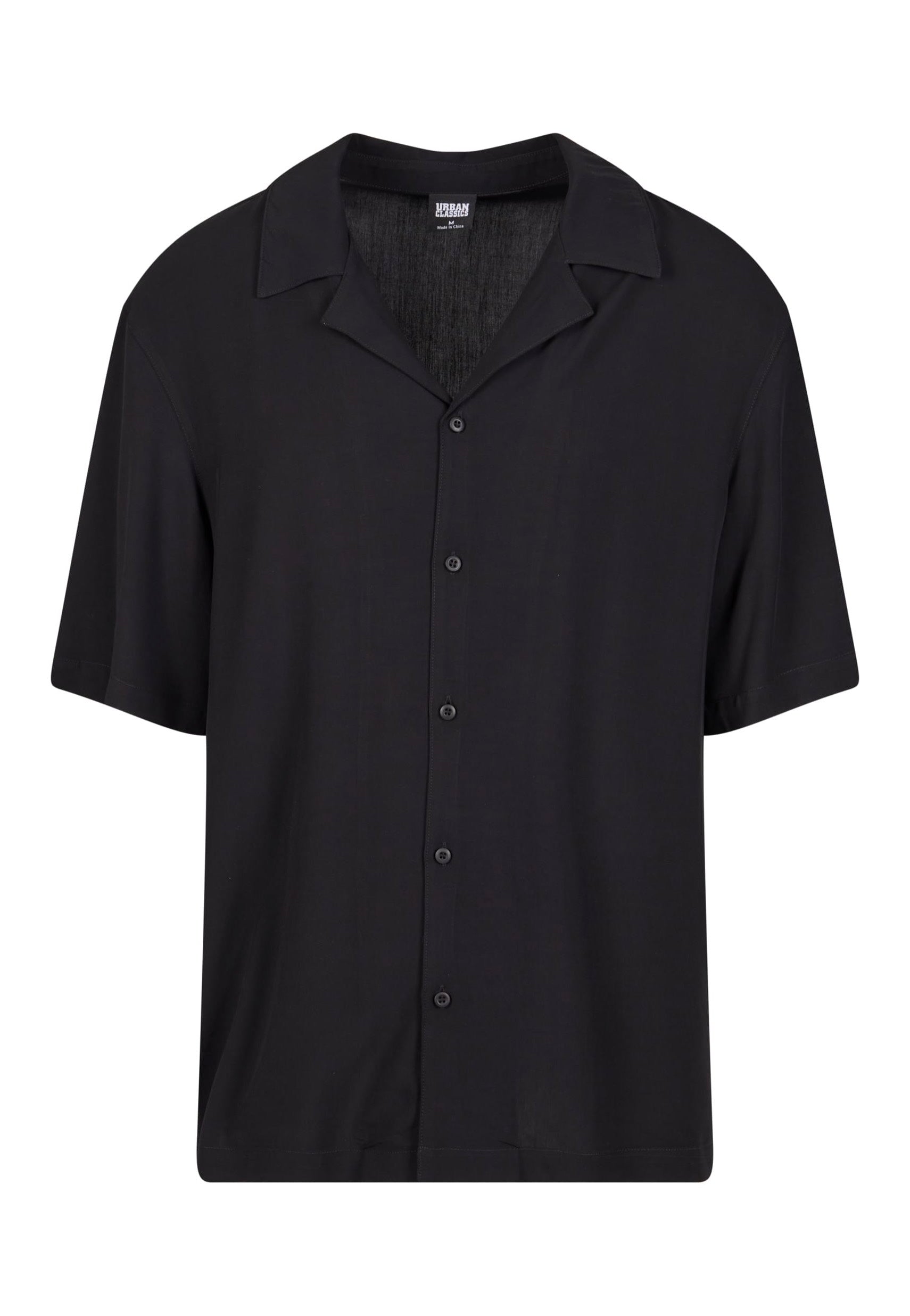 Urban Classics - Loose Viscose Black - Shirt | Men-Image