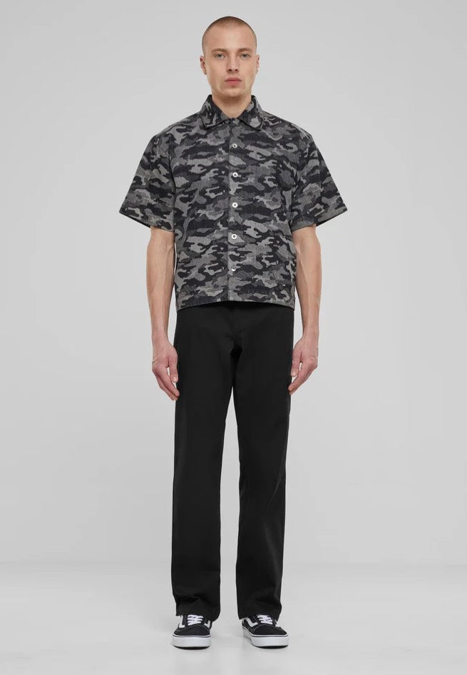 Urban Classics - Laser Printed Boxy Blacklasercamo - Shirt | Men-Image