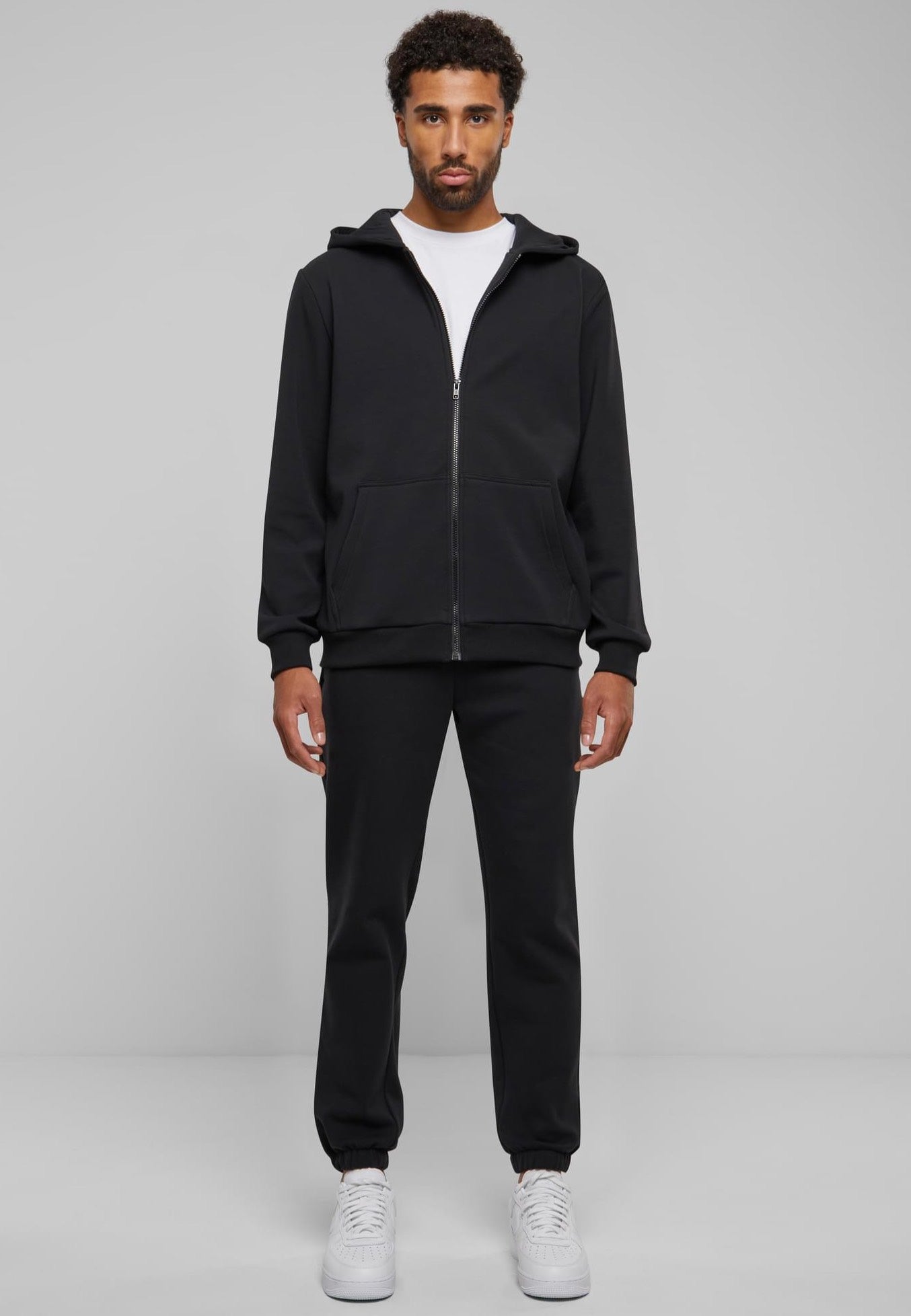 Urban Classics - Cozy Zip Black - Zipper | Men-Image