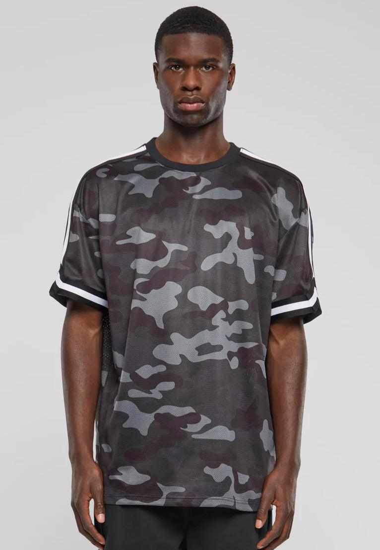 Urban Classics - Oversized Mesh Darkcamo - T-Shirt | Men-Image