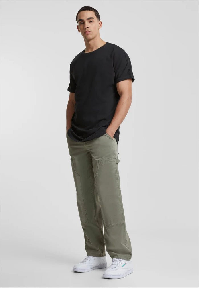 Urban Classics - Twill Double Knee Palegreen - Pants | Men-Image