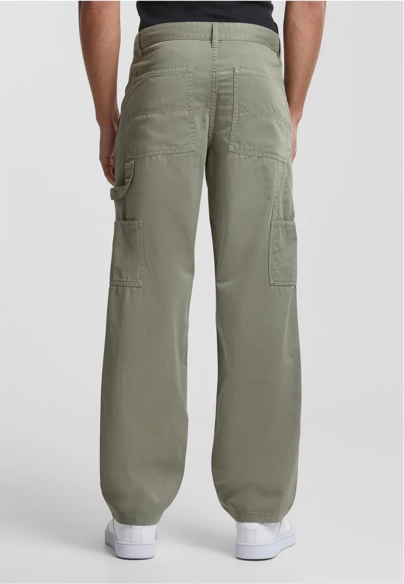 Urban Classics - Twill Double Knee Palegreen - Pants | Men-Image