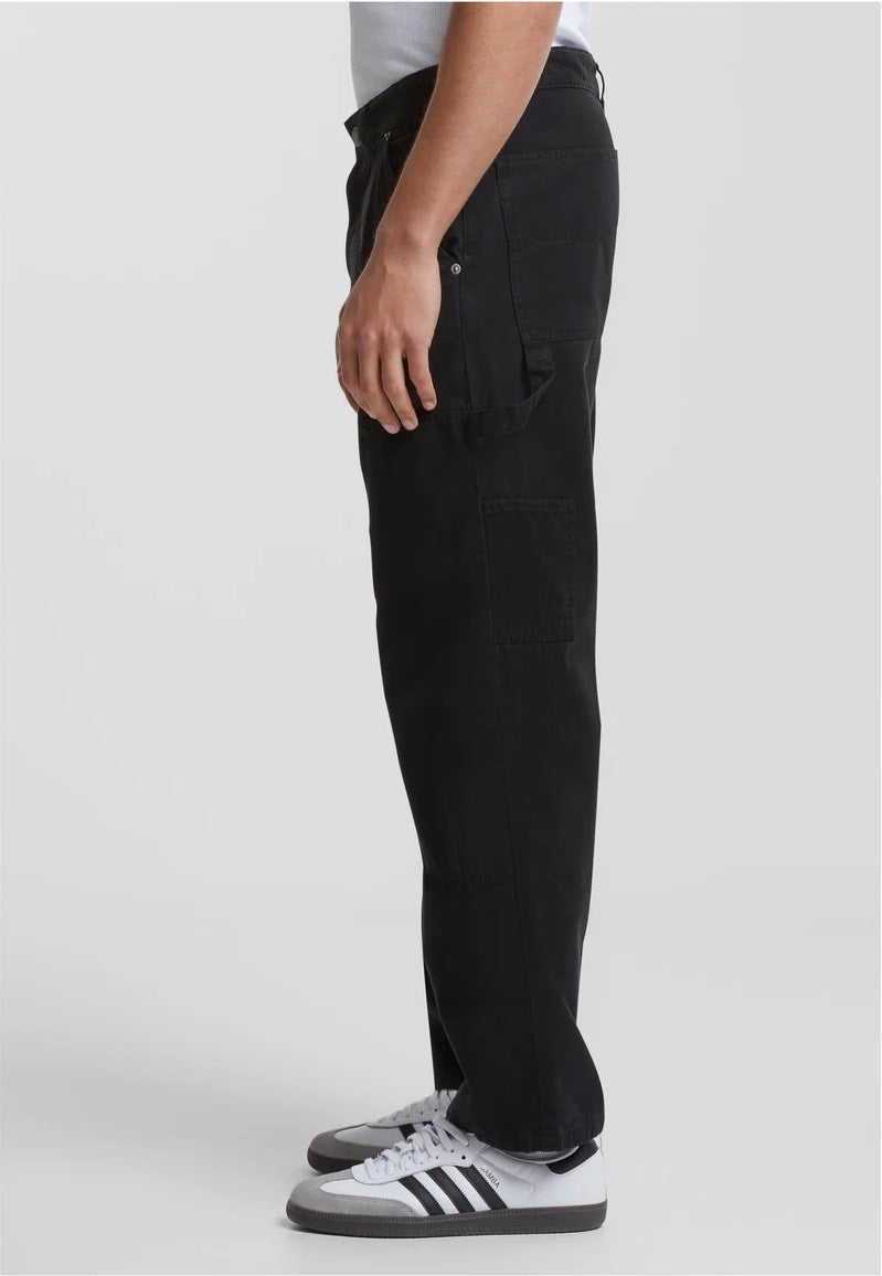 Urban Classics - Twill Double Knee Black - Pants | Men-Image