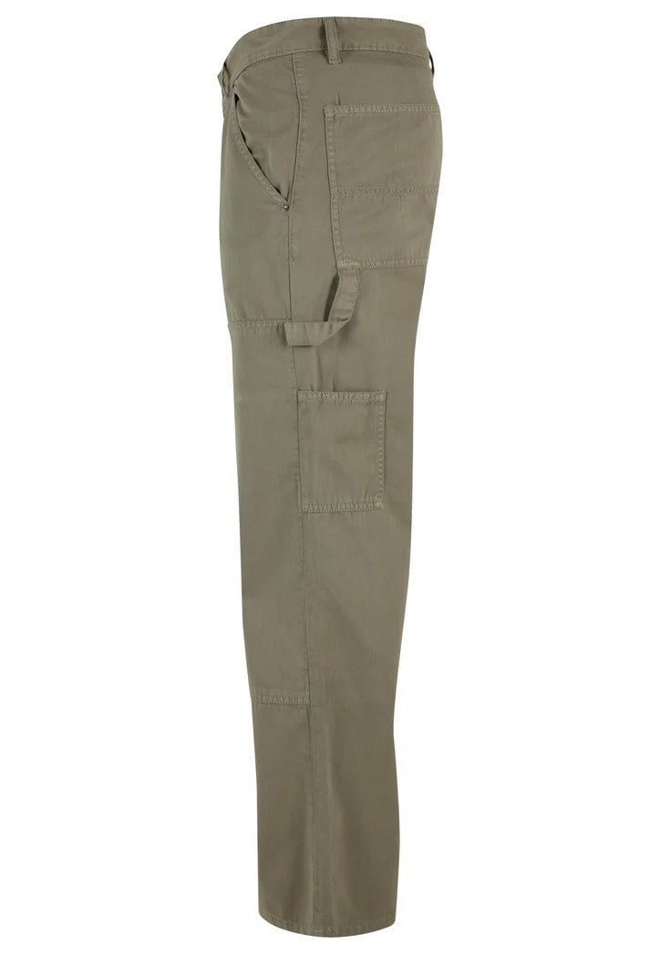 Urban Classics - Twill Double Knee Palegreen - Pants | Men-Image