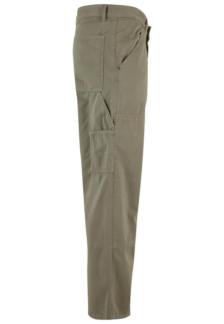 Urban Classics - Twill Double Knee Palegreen - Pants | Men-Image