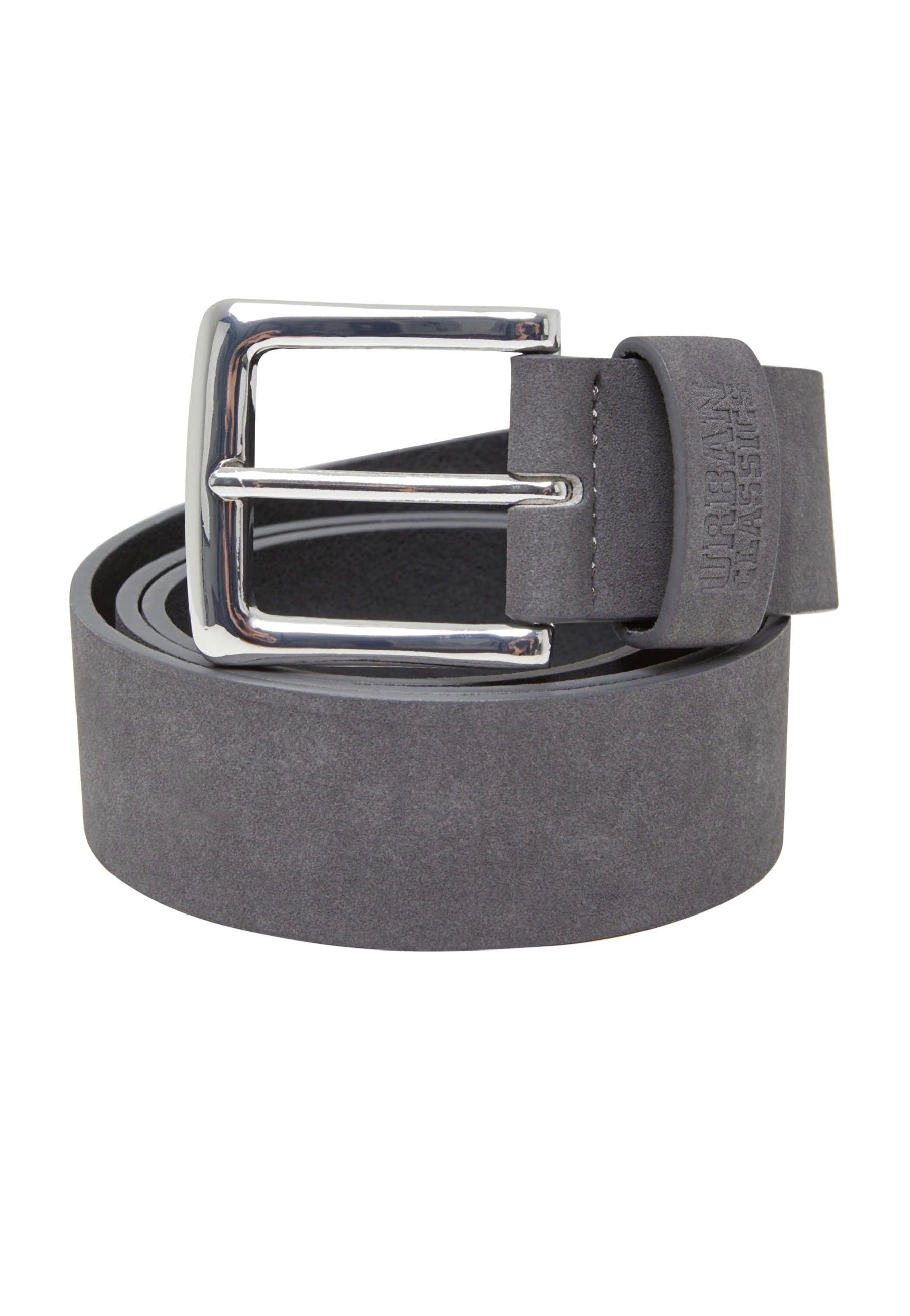 Urban Classics - Suede Leather Imitation Magnet/Silver - Belt | Neutral-Image