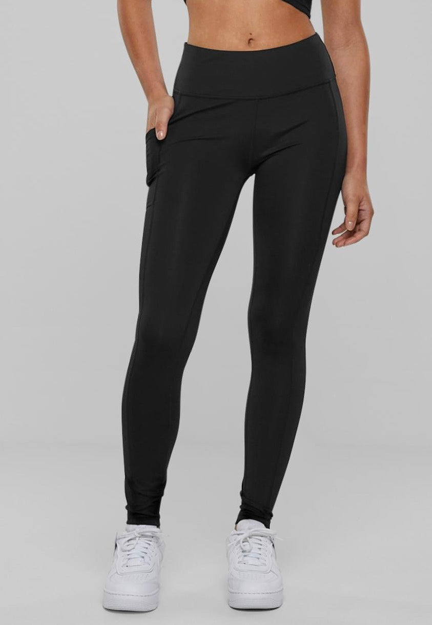 Urban Classics - Ladies Recycled Pocket Black - Leggings | Women-Image