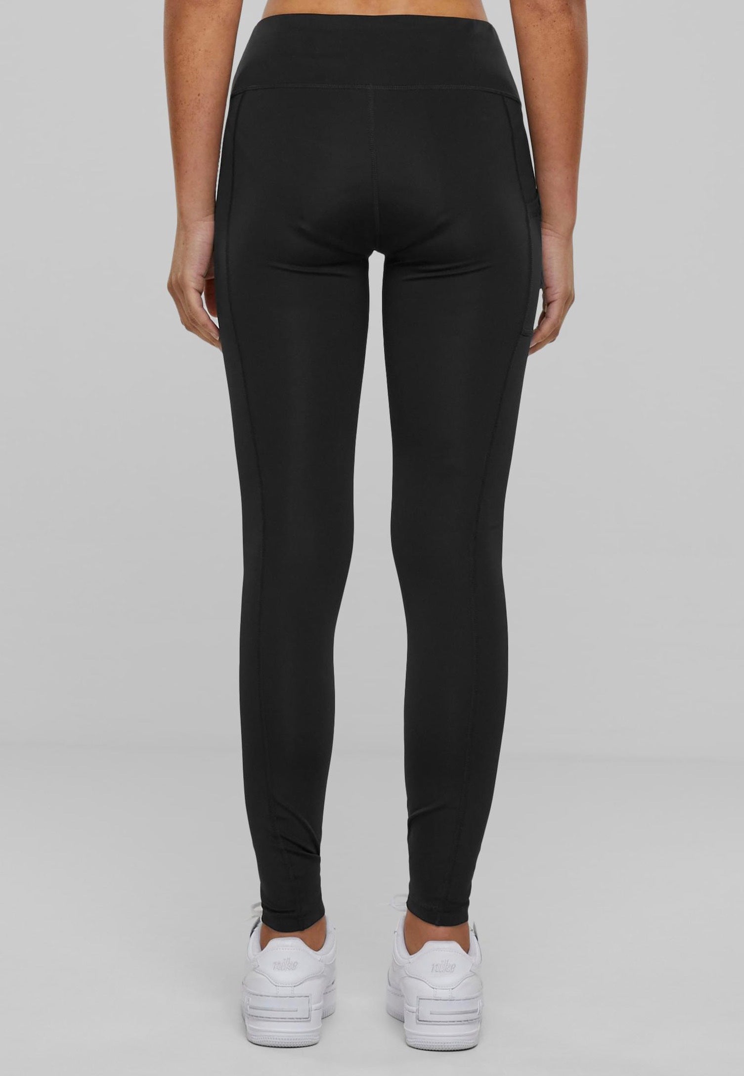 Urban Classics - Ladies Recycled Pocket Black - Leggings | Women-Image