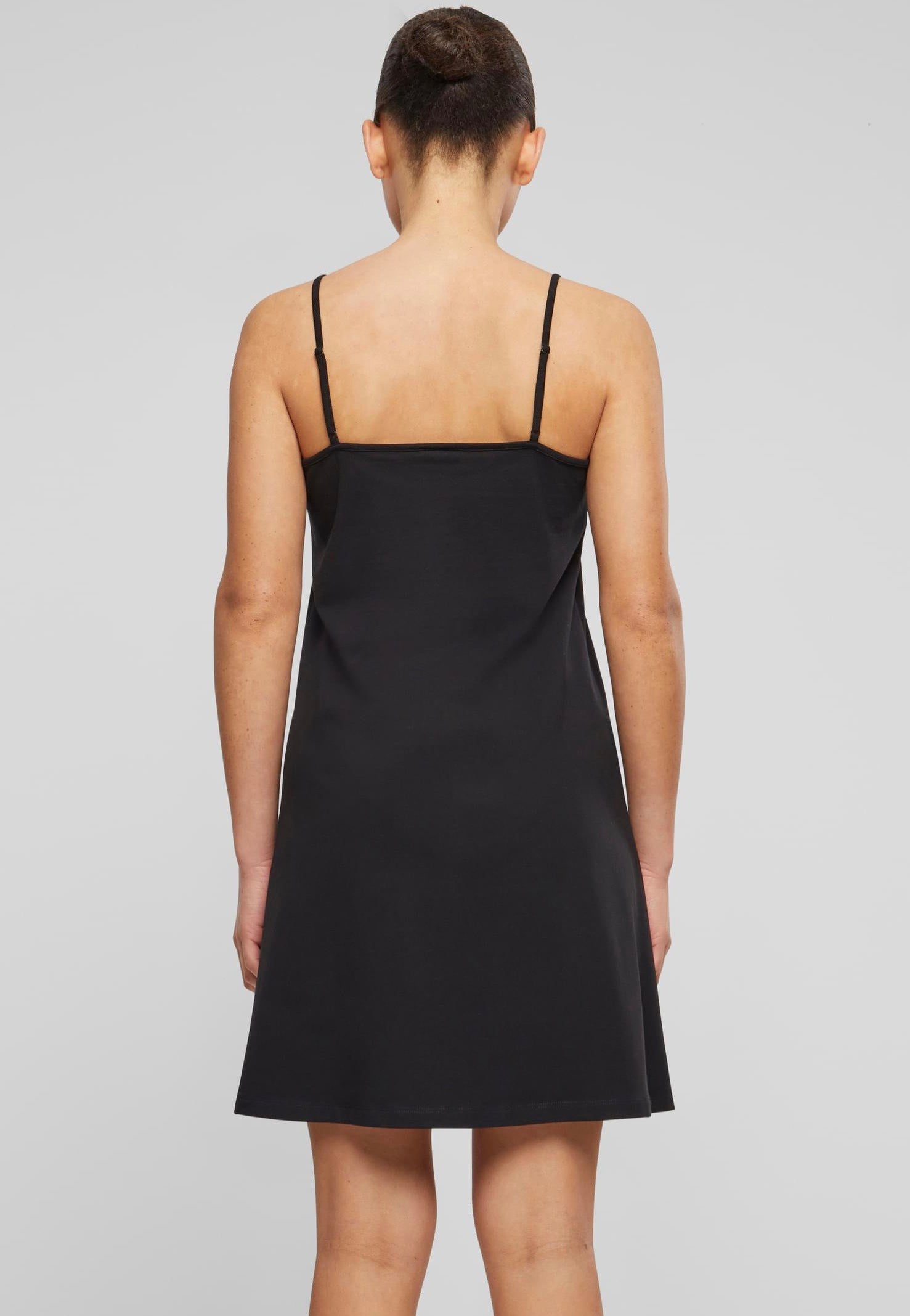 Urban Classics - Ladies Stretch Jersey Hanger Black - Dress | Women-Image