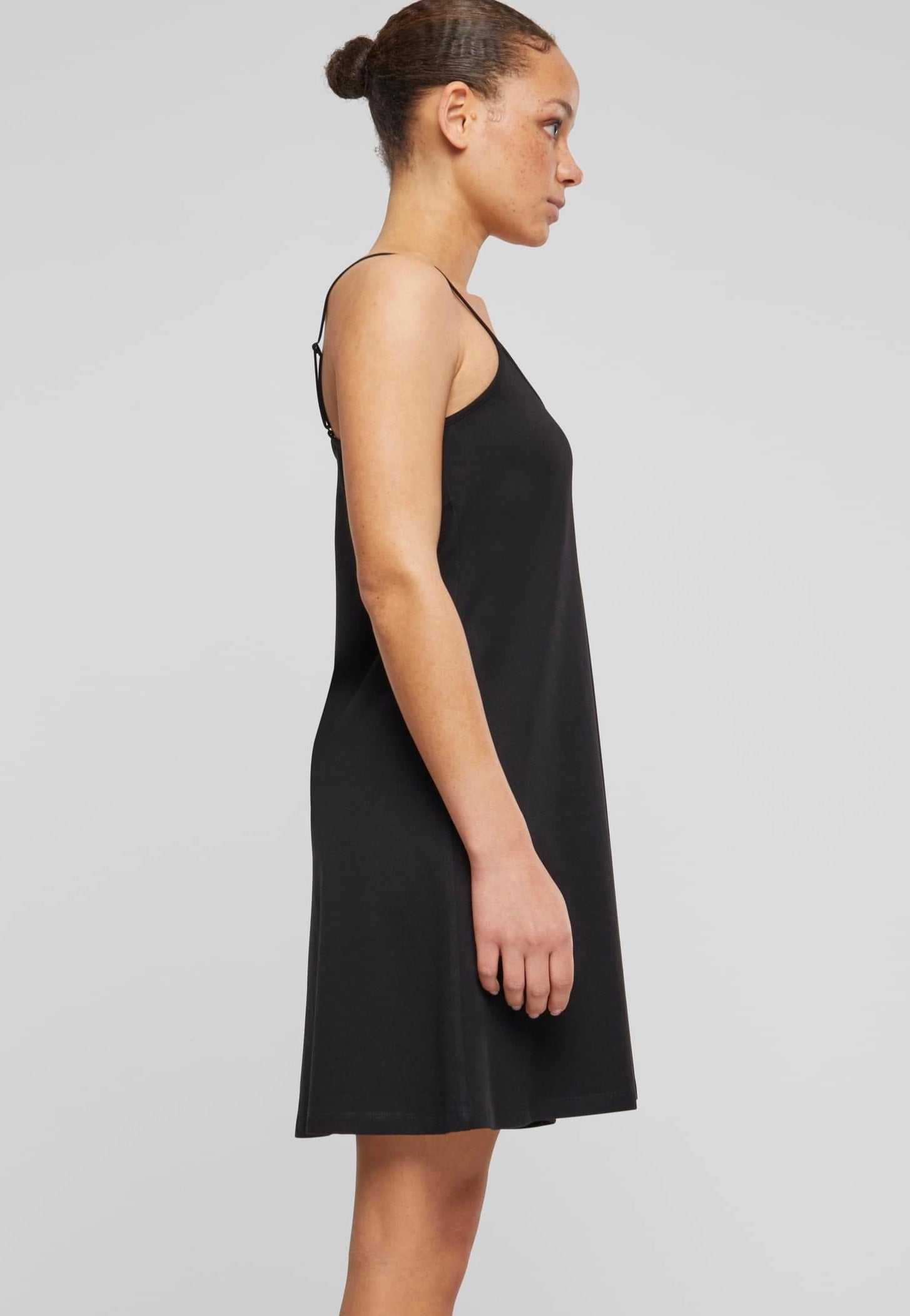 Urban Classics - Ladies Stretch Jersey Hanger Black - Dress | Women-Image