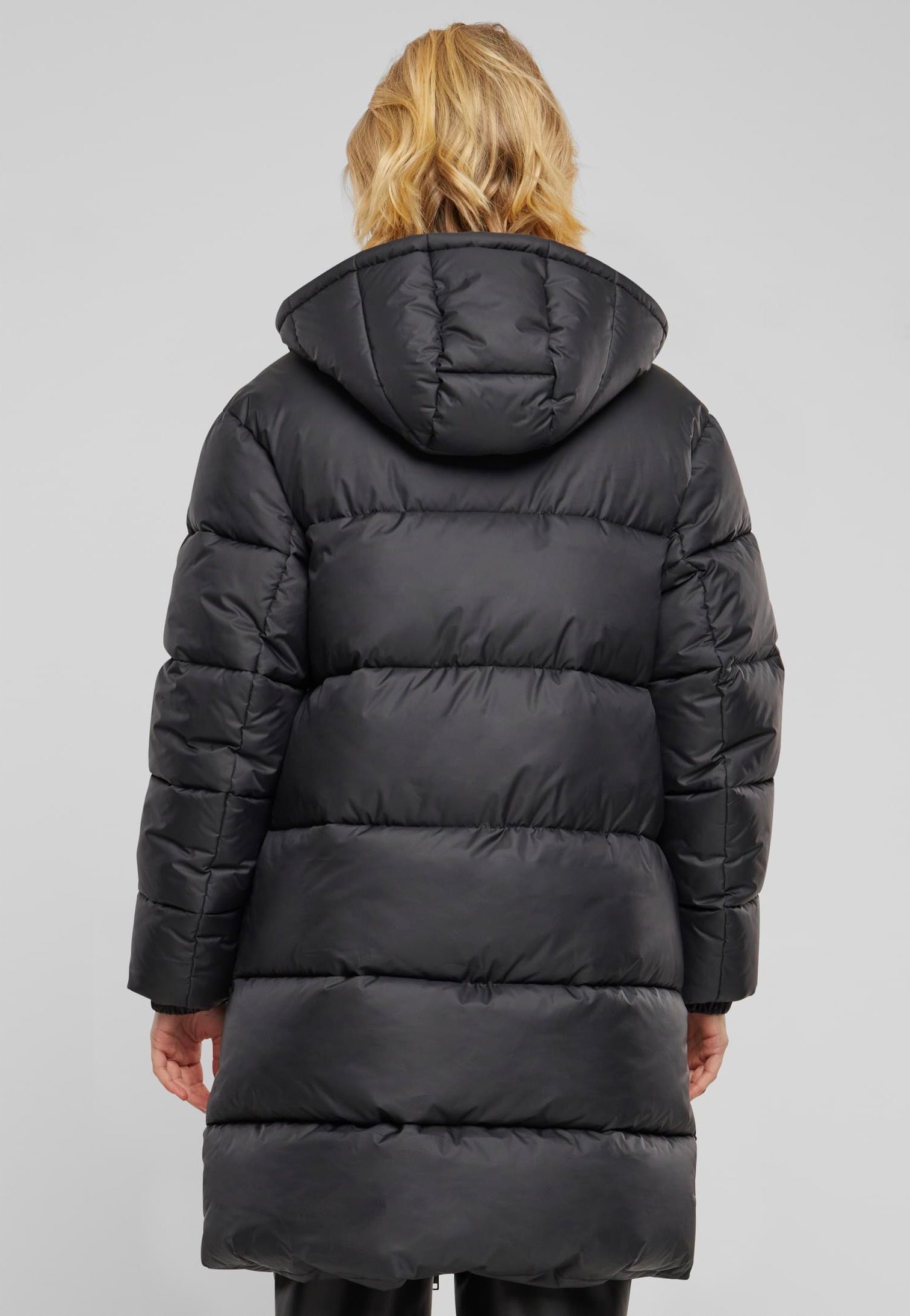 Urban Classics - Ladies Long Puffer Black - Jacket | Women-Image