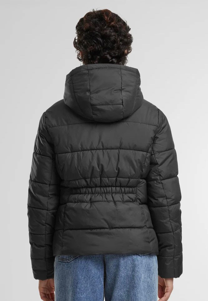 Urban Classics - Ladies Short Puffer With Hood Black - Jacket | Women-Image