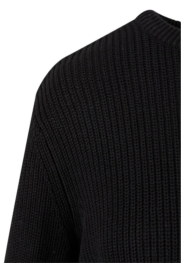 Urban Classics - Ladies Rib Knit Black - Pullover | Women-Image