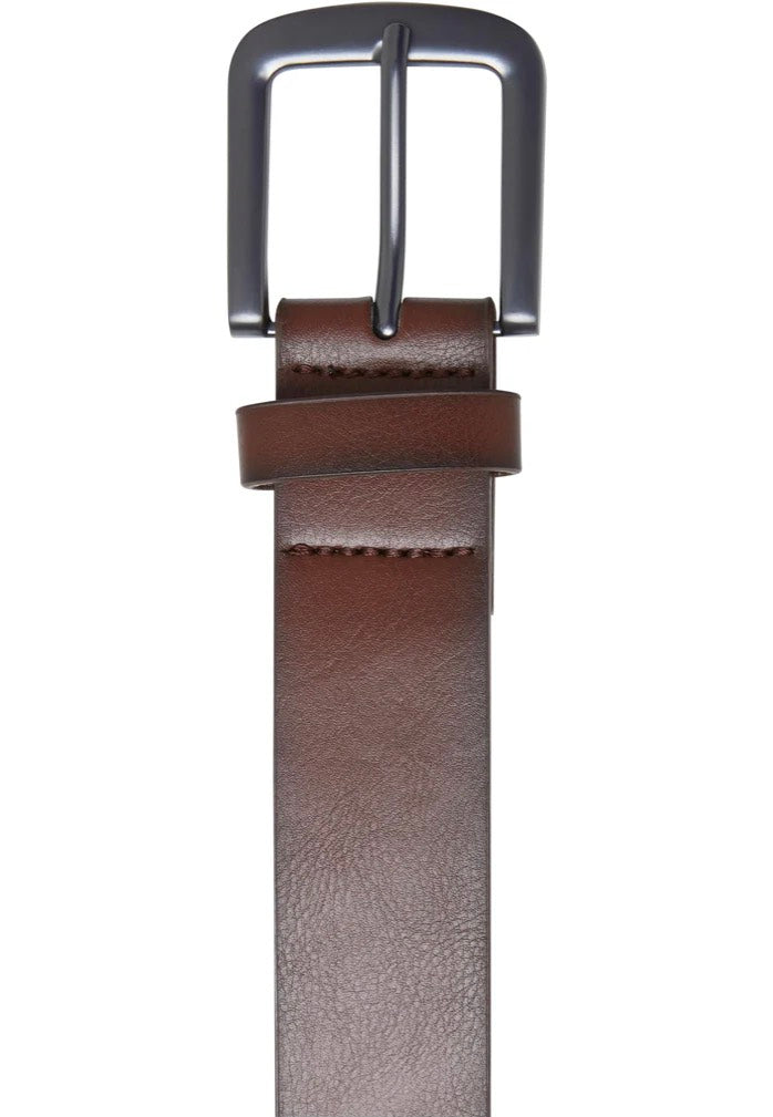 Urban Classics - Easy Synthetic Leather Brown/Silver - Belt | Neutral-Image