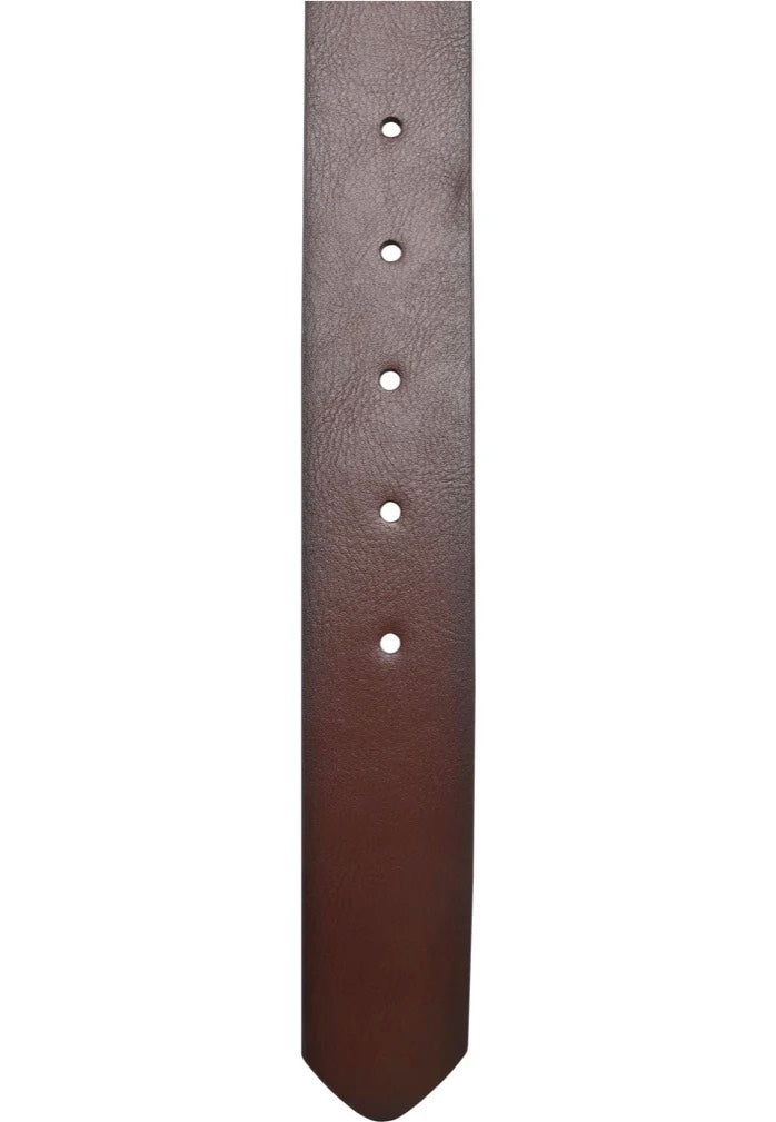 Urban Classics - Easy Synthetic Leather Brown/Silver - Belt | Neutral-Image