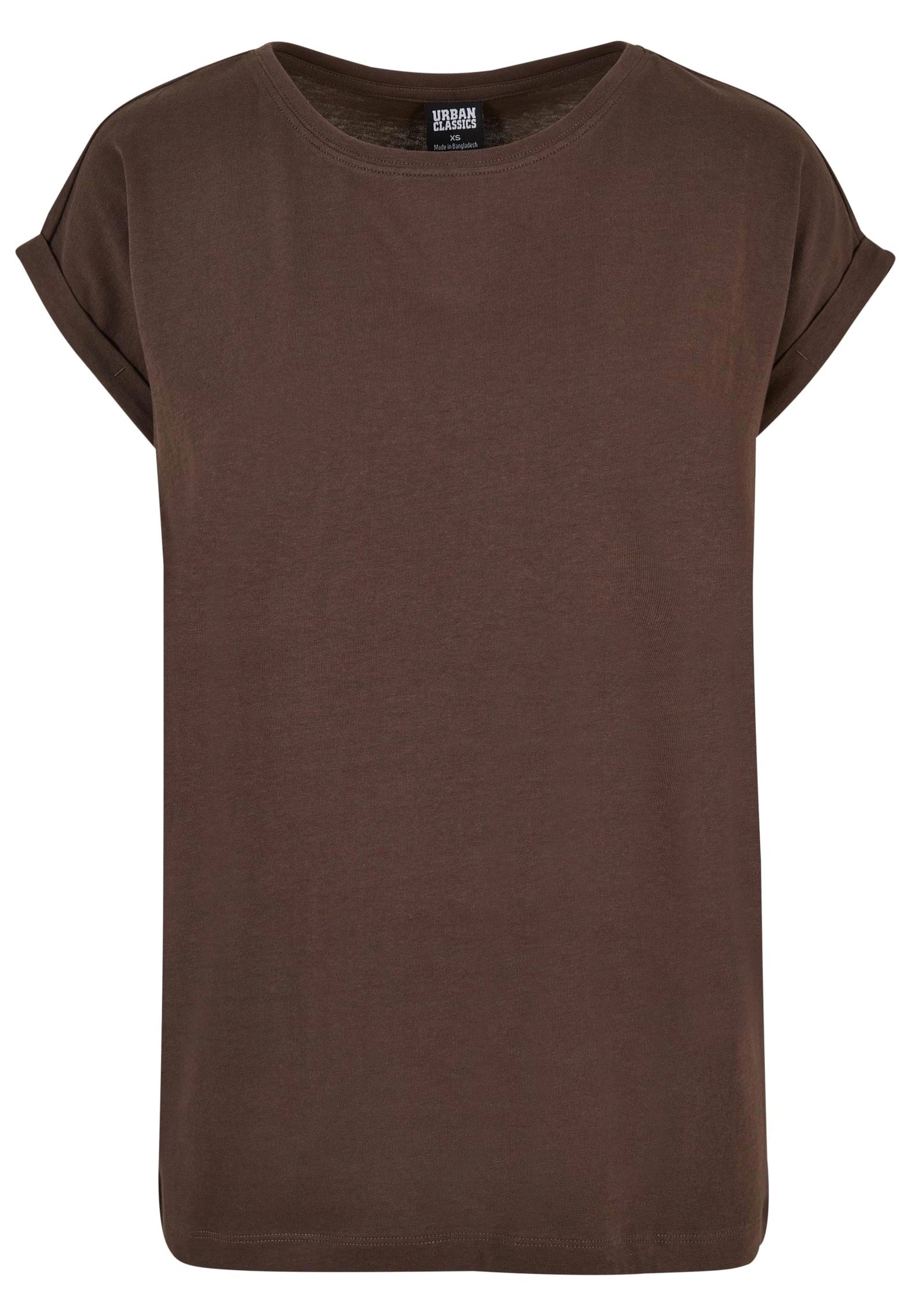 Urban Classics - Ladies Extended Shoulder Brown - T-Shirt | Women-Image