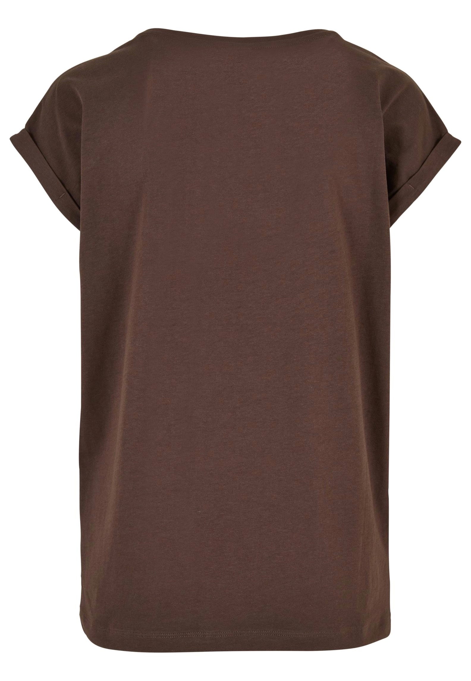 Urban Classics - Ladies Extended Shoulder Brown - T-Shirt | Women-Image