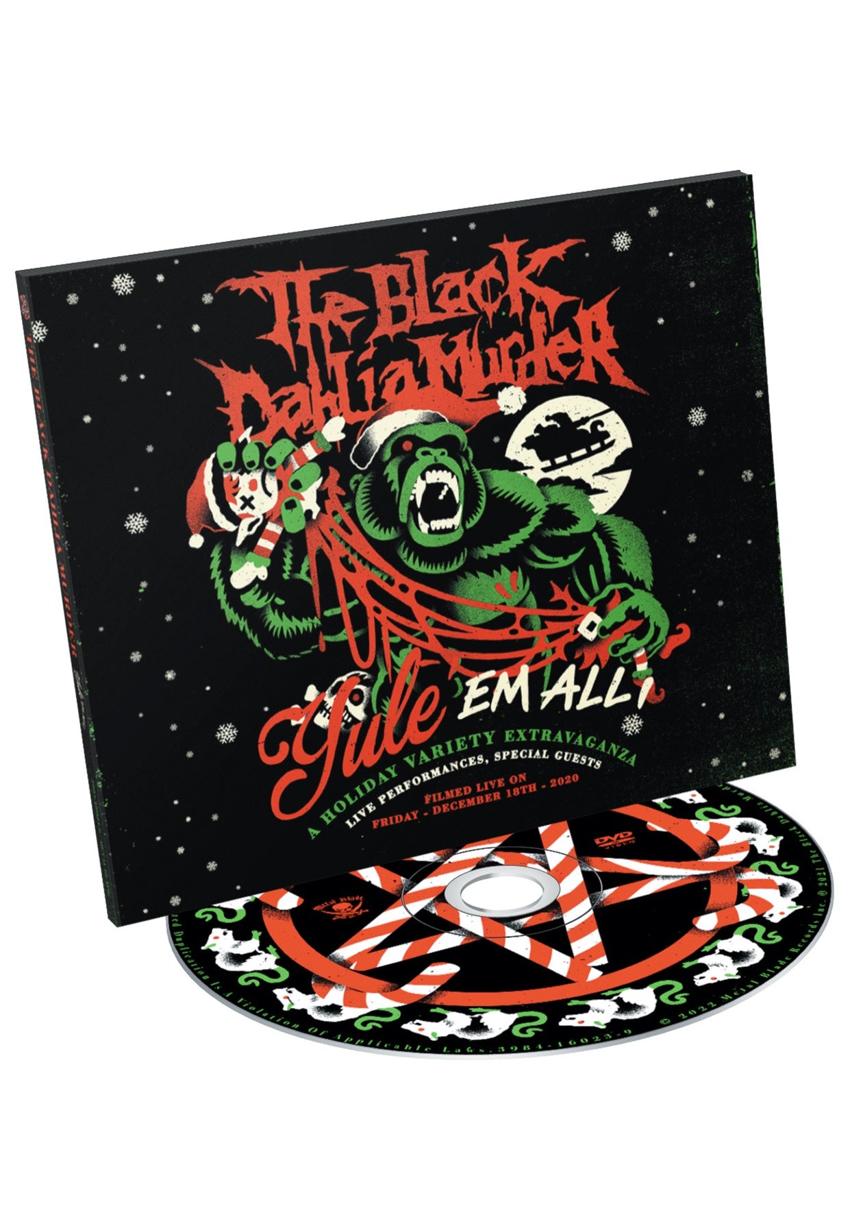 The Black Dahlia Murder - Yule 'Em All - Digipak DVD | Neutral-Image