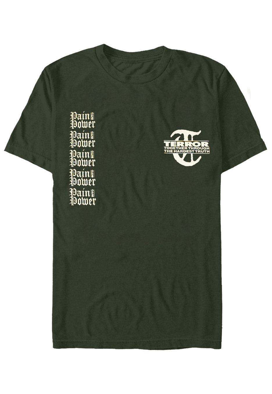 Terror - Pain Forest Green - T-Shirt | Neutral-Image