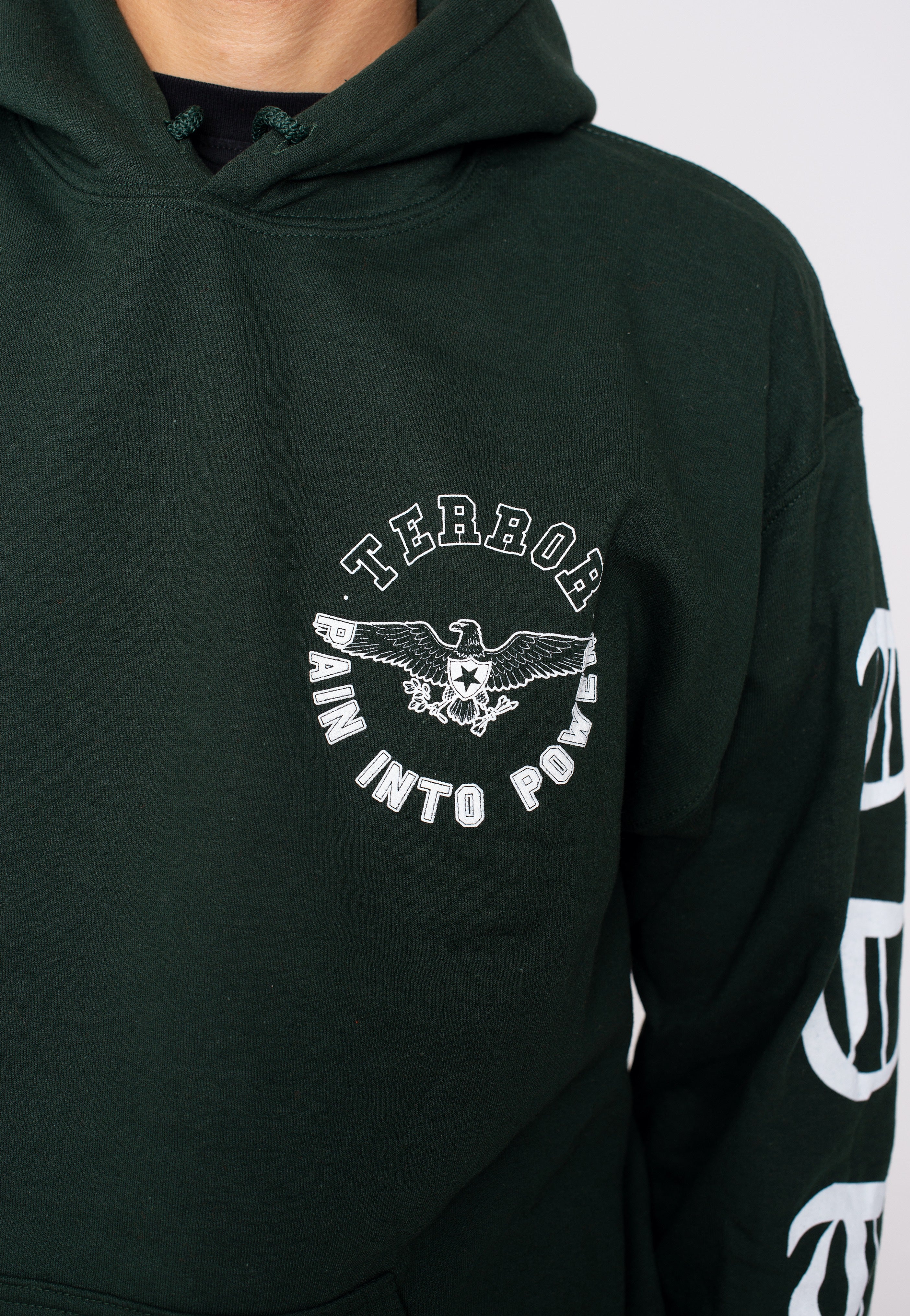 Terror - Pain Into Power Forest Green - Hoodie | Men-Image