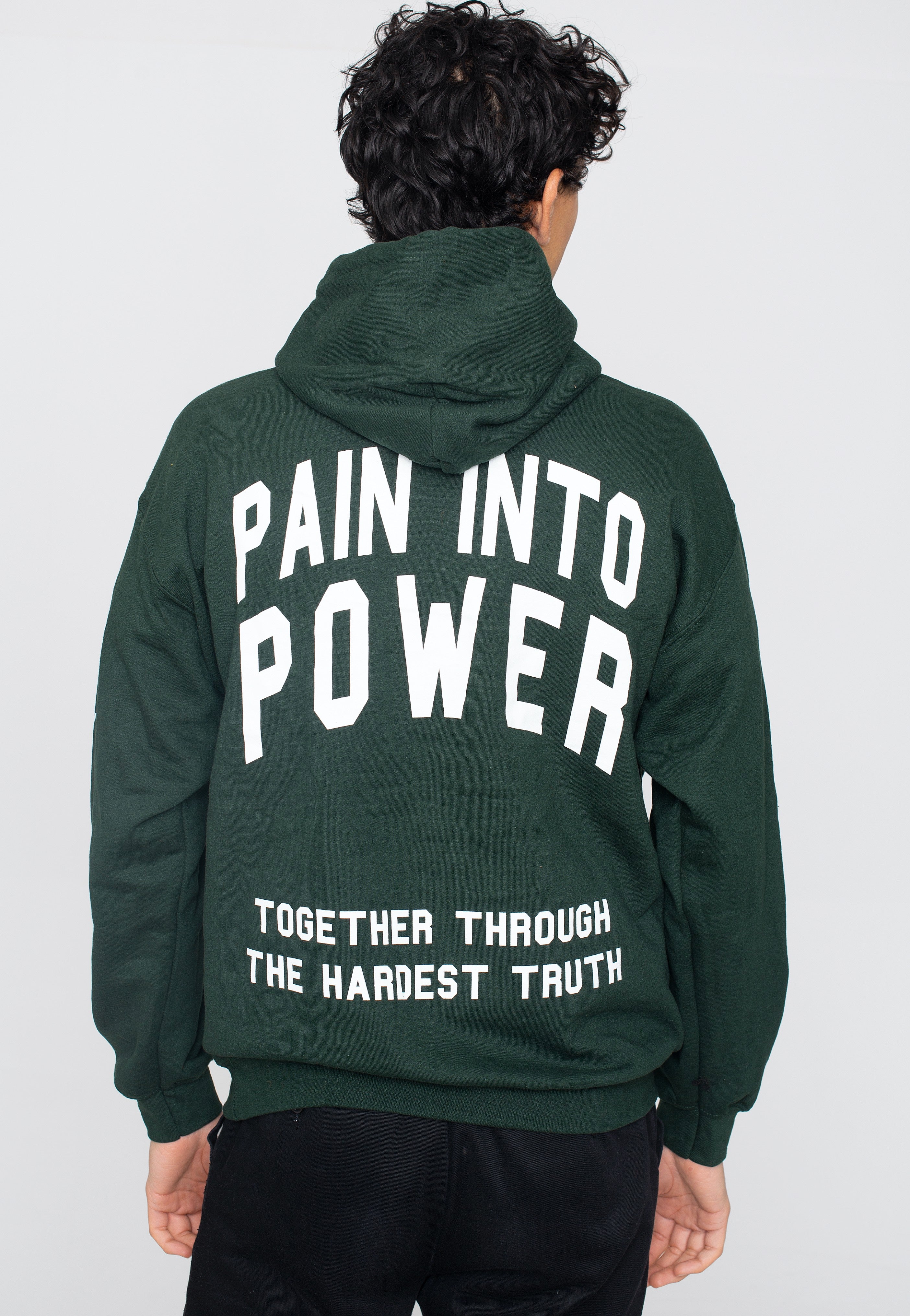 Terror - Pain Into Power Forest Green - Hoodie | Men-Image