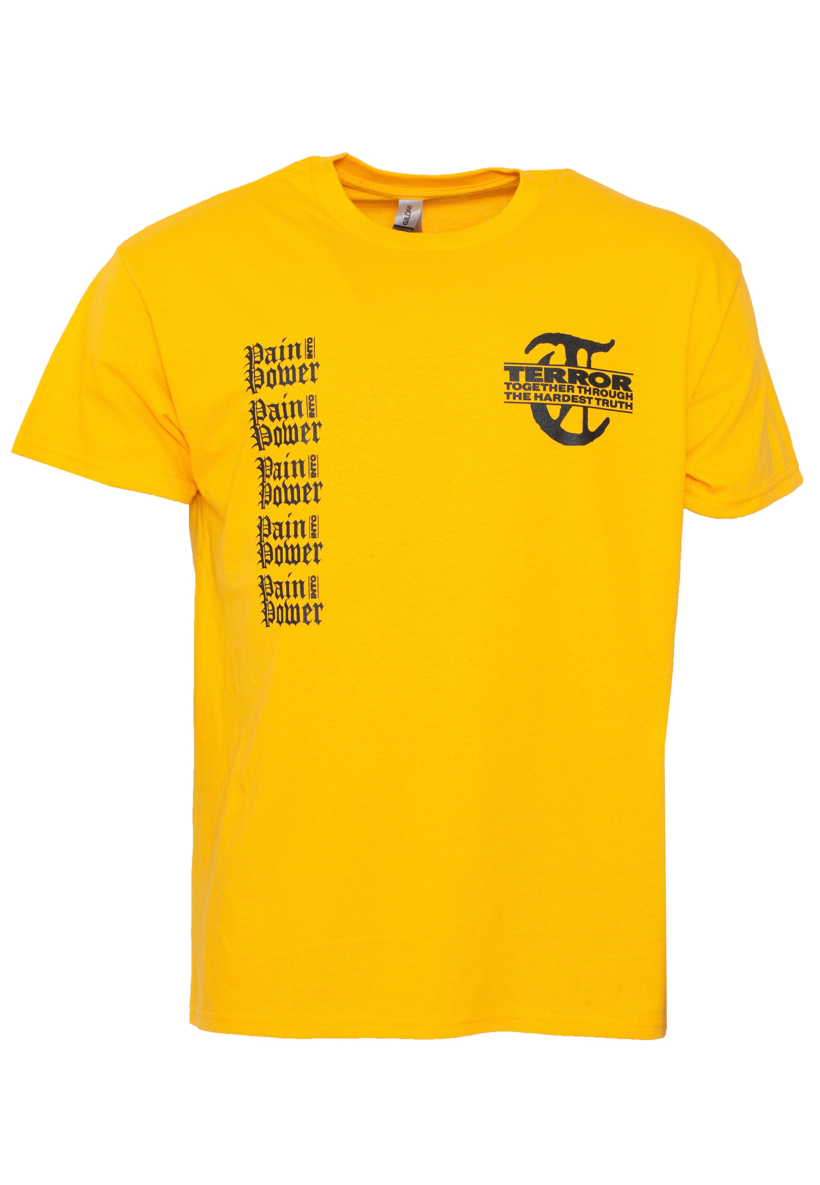 Terror - Pain Into Power Yellow - T-Shirt | Men-Image