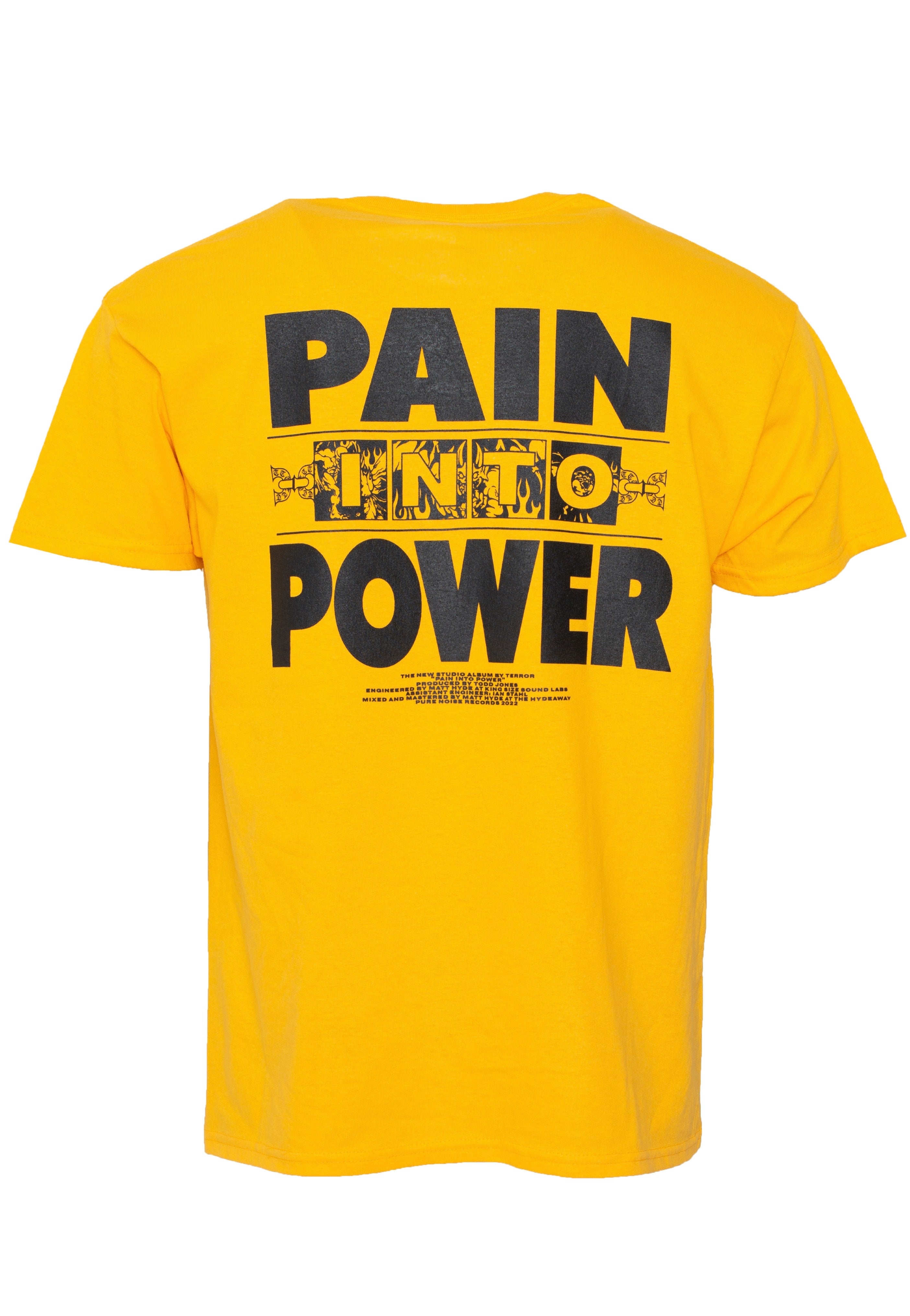 Terror - Pain Into Power Yellow - T-Shirt | Men-Image