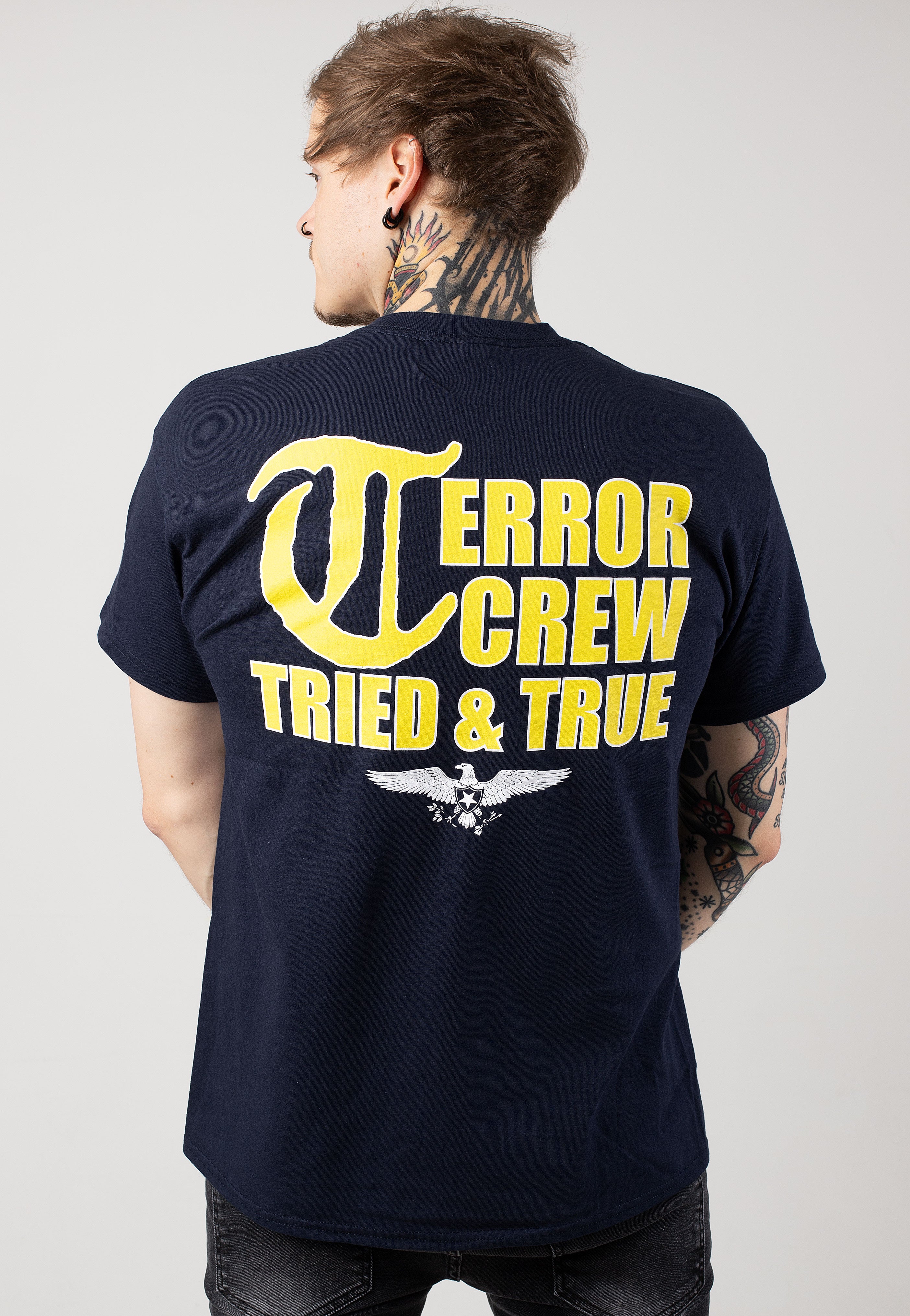 Terror - True Terror Crew Navy - T-Shirt | Men-Image